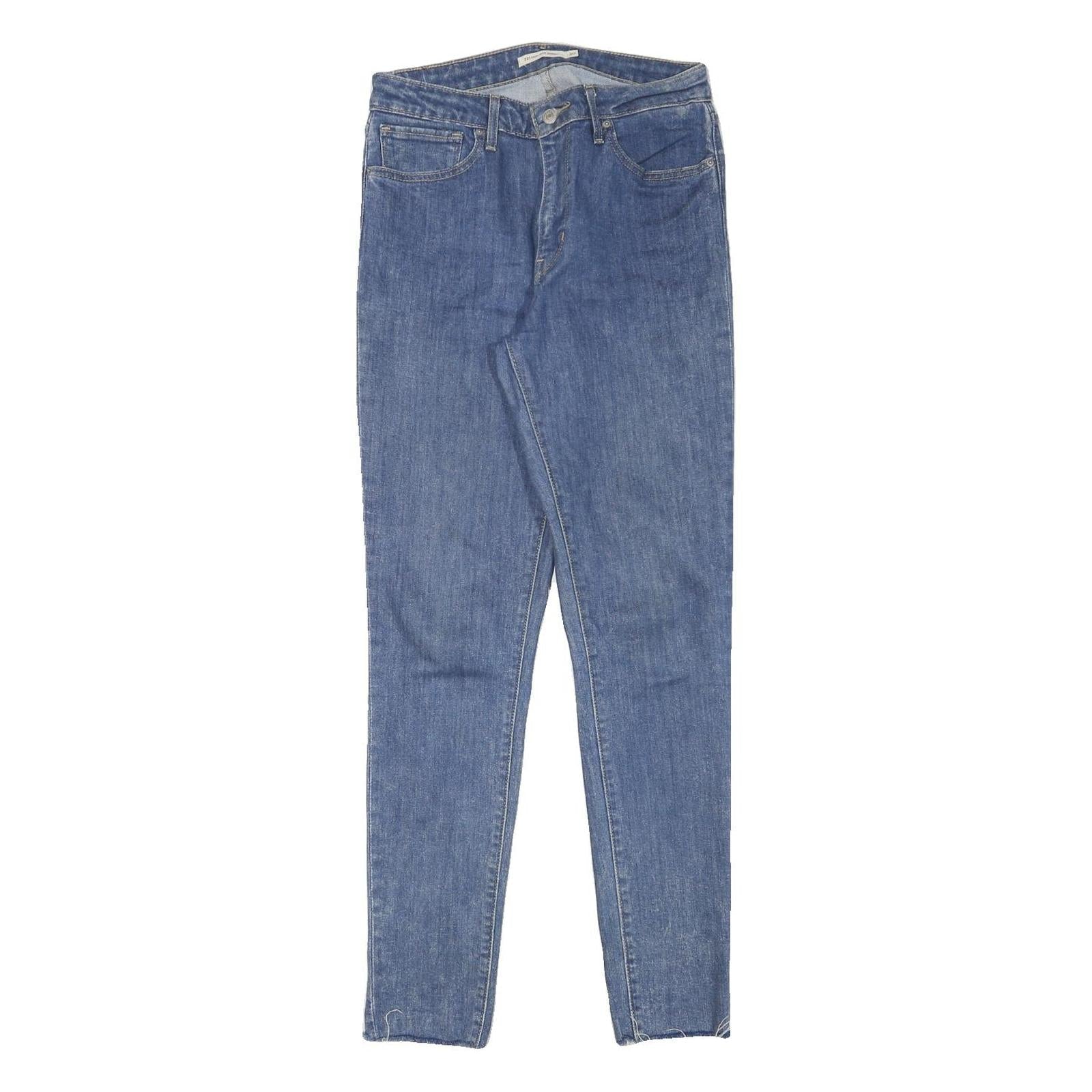 LEVI'S Womens Slim Blue Denim Jeans W29 L31 Cotton Blend Zip Skinny Fit Refurbished - N/A refurbished available on Cerqular