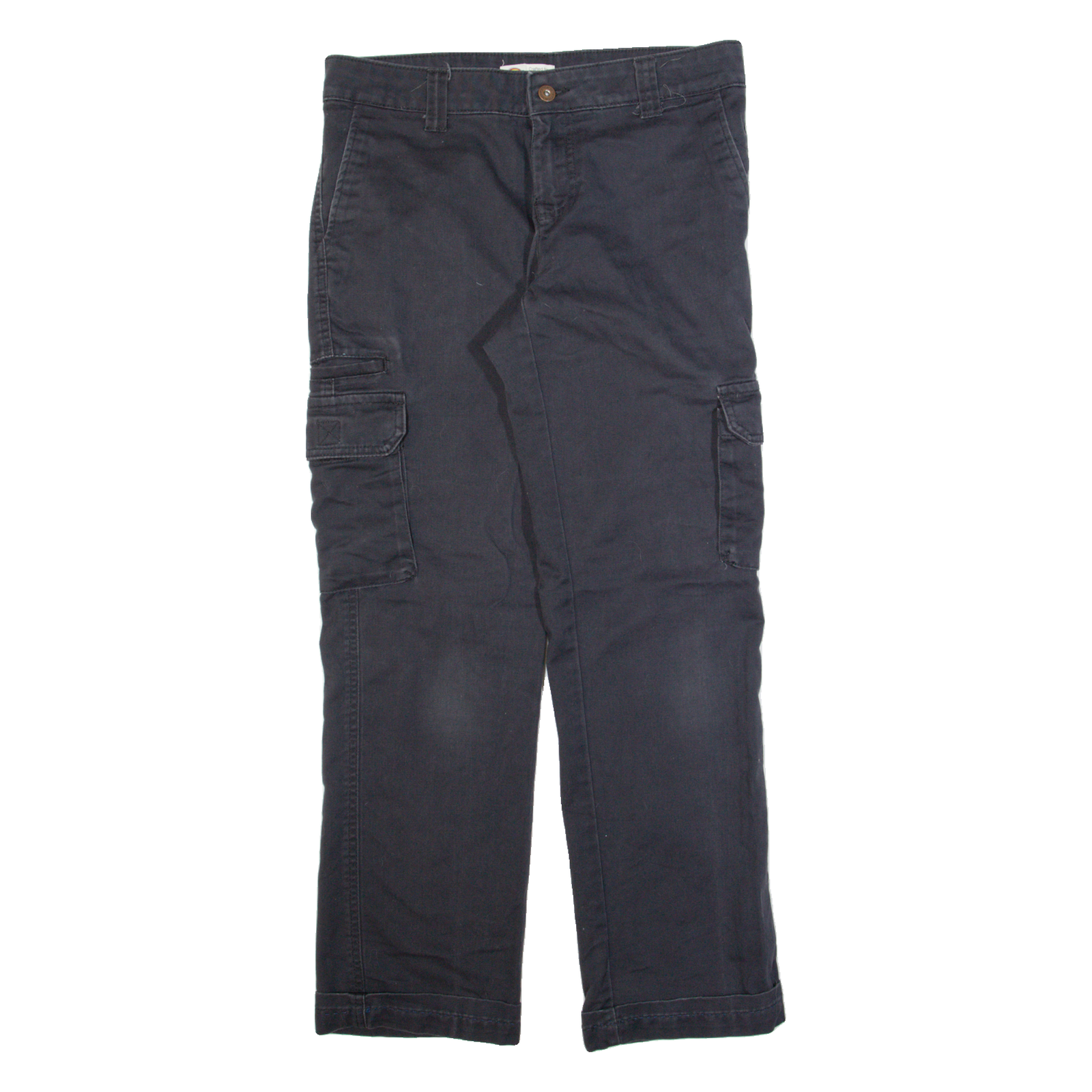 DICKIES Cargo Workwear Womens Trousers Black Regular Straight W32 L30 Refurbished - N/A refurbished available on Cerqular