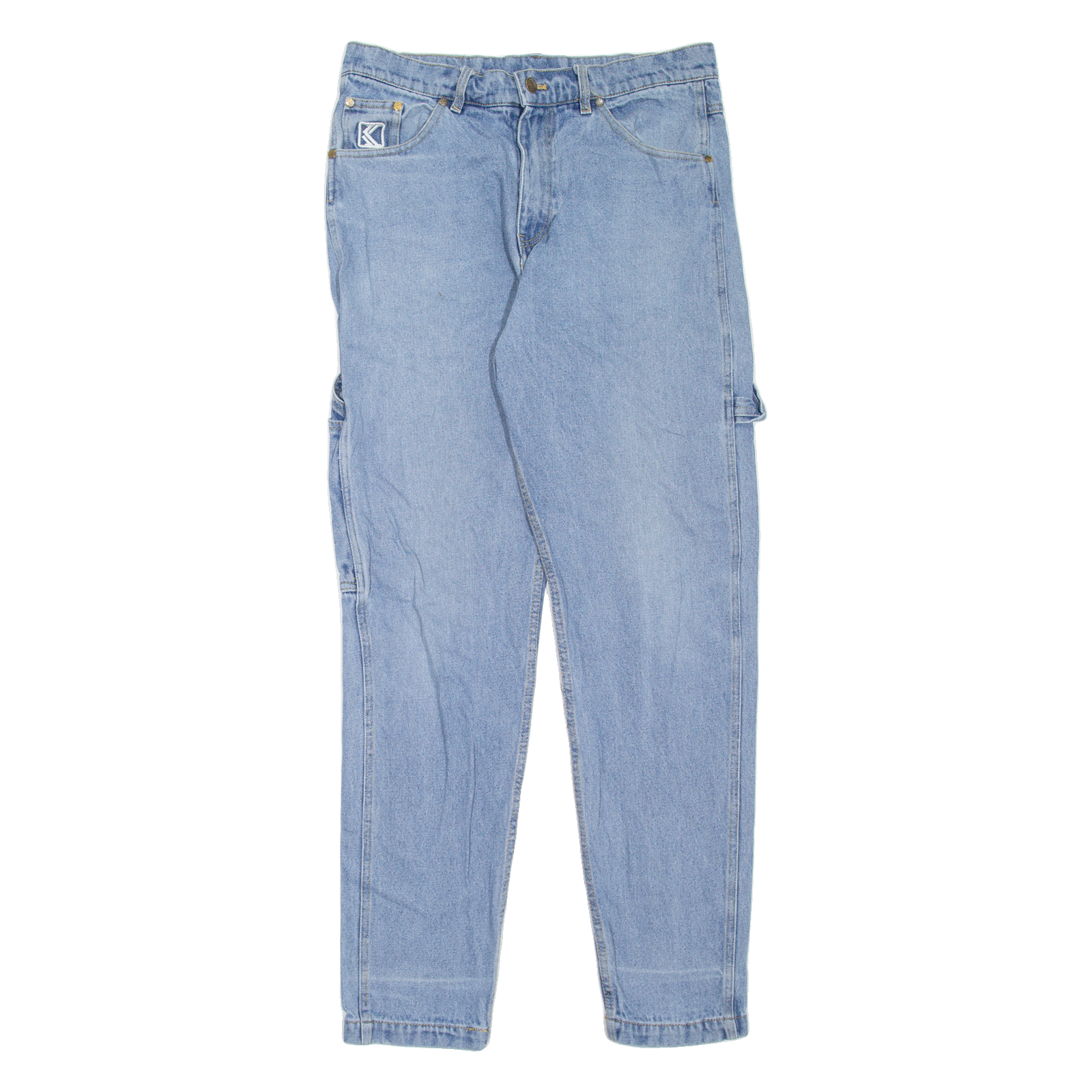 KARL KANI Carpenter Mens Jeans Blue Slim Tapered W33 L31 Refurbished - N/A refurbished available on Cerqular