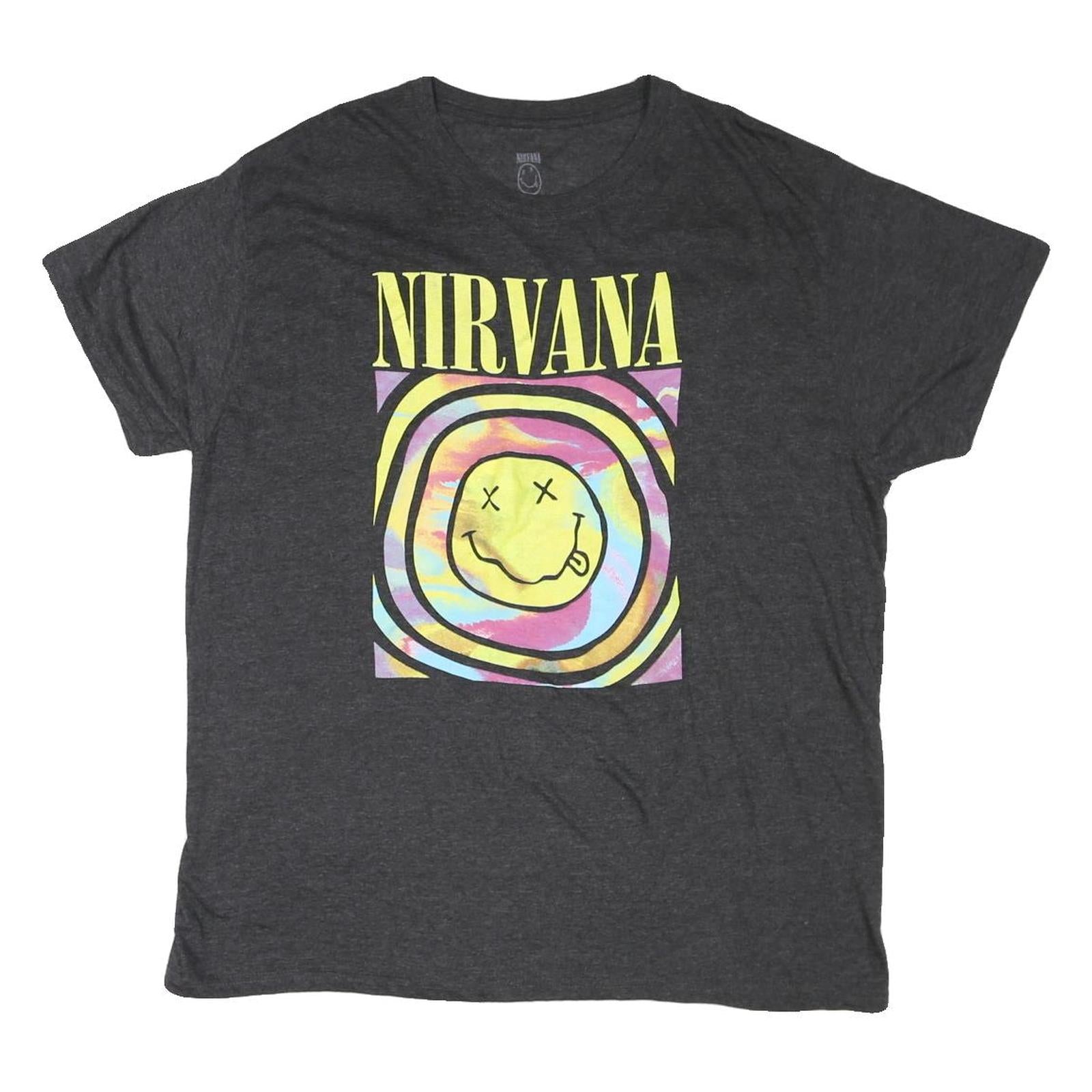 Buy NIRVANA Mens Black Graphic T-Shirt 2XL Short Sleeve Crew Neck Cotton Blend Refurbished - $19.49 NIRVANA Mens Black Graphic T-Shirt 2XL Short Sleeve Crew Neck Cotton Blend Refurbished - N/A refurbished available on Cerqular