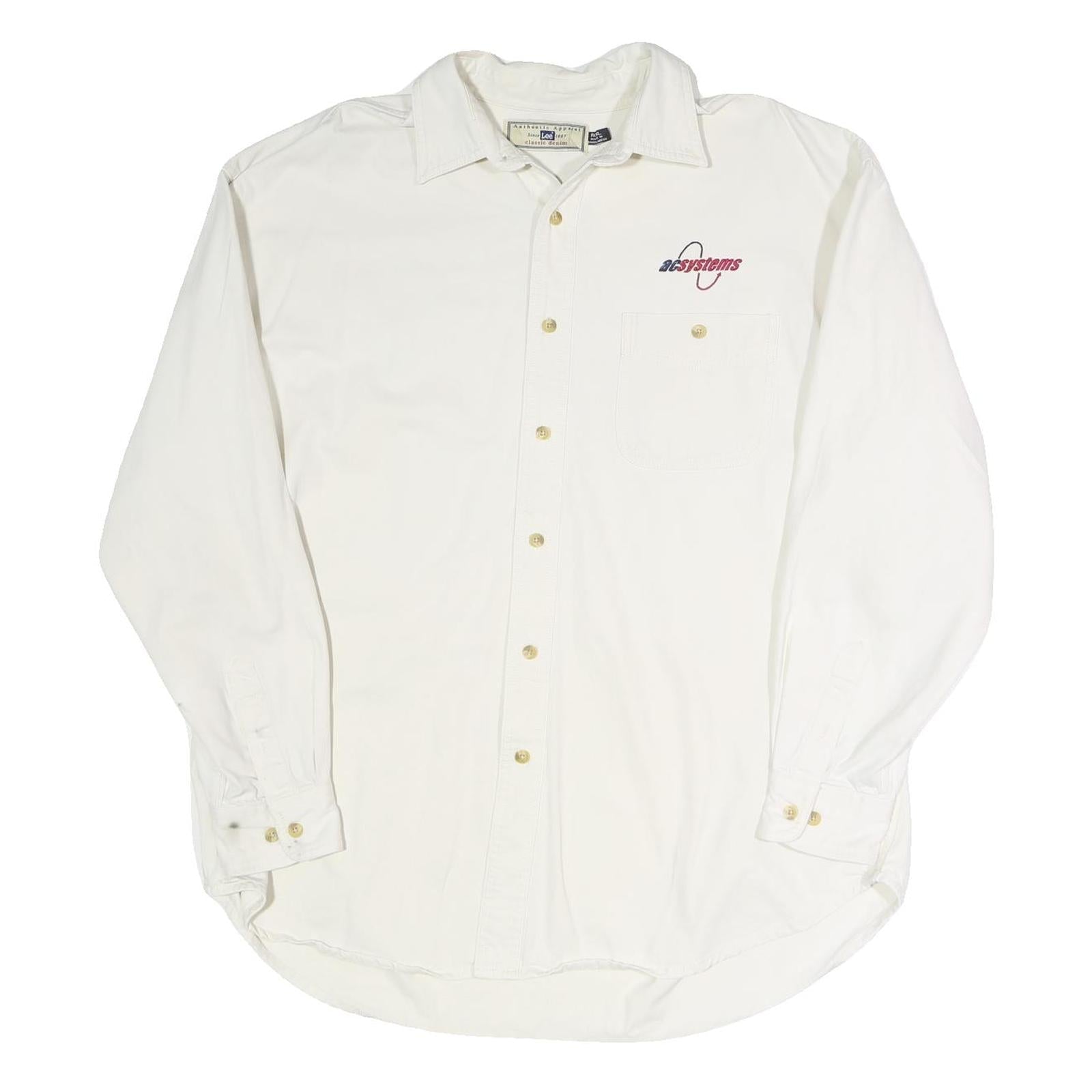 Buy LEE Mens White Acsystems Classic Cotton Blend Shirt XL Workwear Comfort Refurbished - $27.29 LEE Mens White Acsystems Classic Cotton Blend Shirt XL Workwear Comfort Refurbished - N/A refurbished available on Cerqular