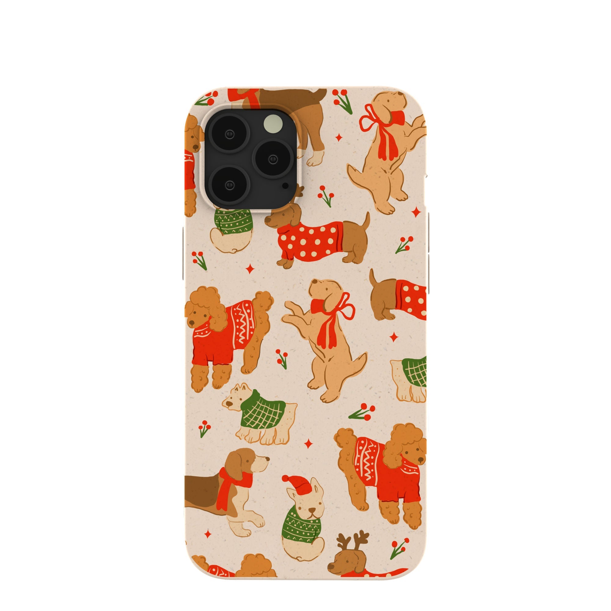 Seashell Jolly Doggos iPhone 12 Pro Max Case Refurbished - Pela Case refurbished available on Cerqular
