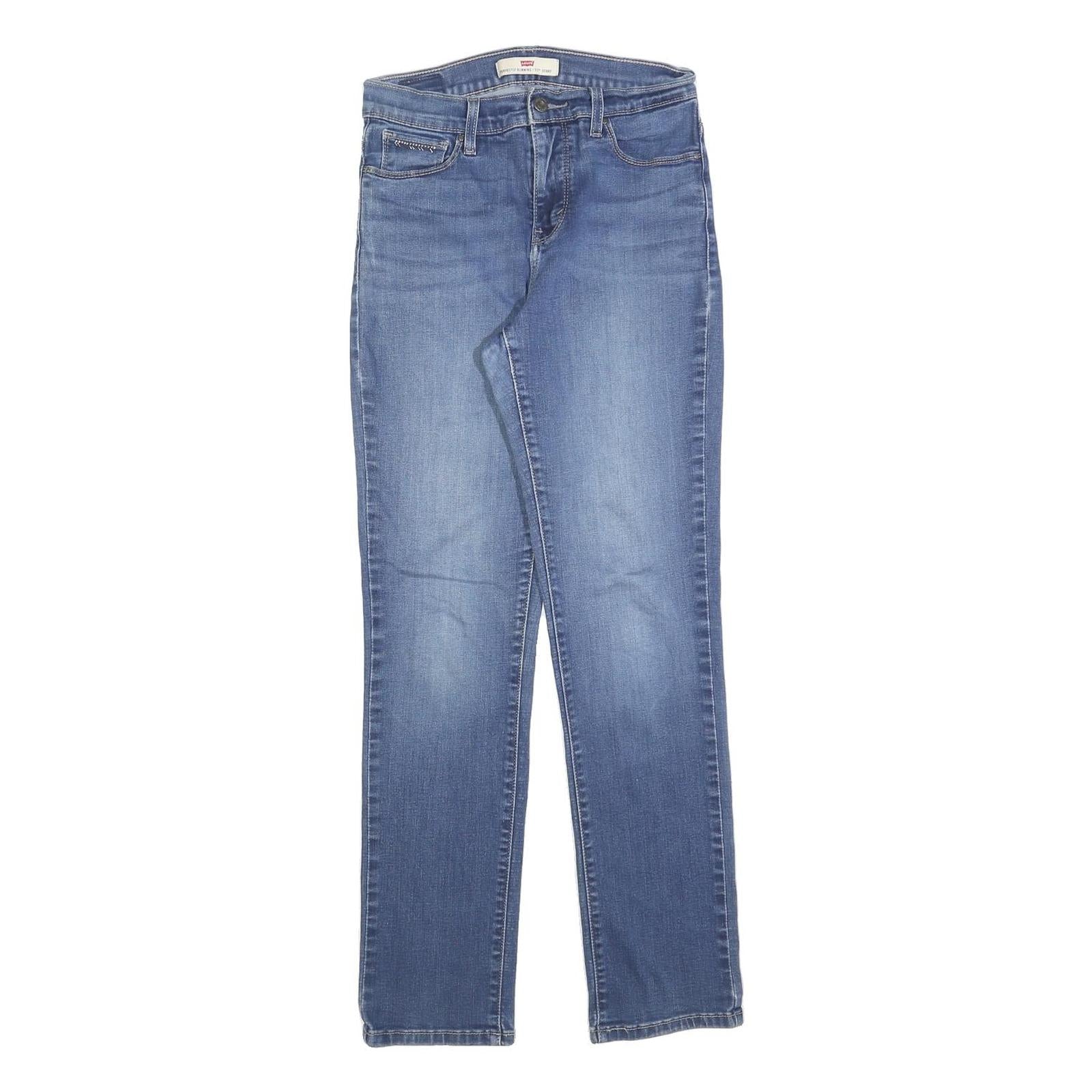 LEVI'S 512 Tapered Womens Jeans Blue Slim Denim W28 L30 Stylish Stretch Refurbished - N/A refurbished available on Cerqular