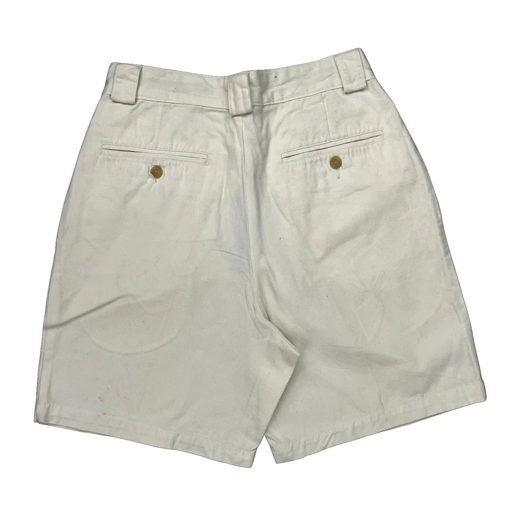 Tommy Hilfiger Chino Shorts - 30W 9L White Cotton Refurbished - Thrifted (note: this is a term often used to describe second- refurbished available on Cerqular