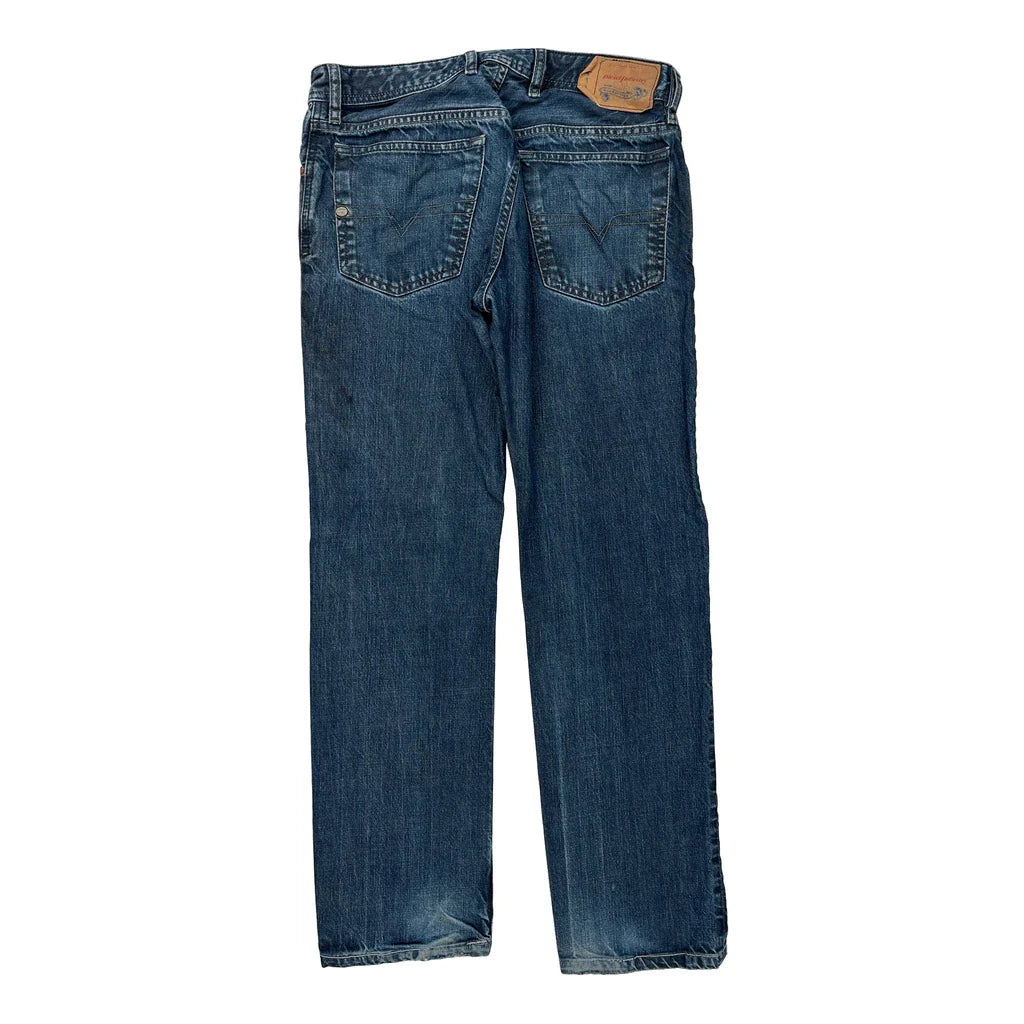 Diesel Jeans - 31W 30L Blue Cotton Refurbished - Thrifted (note: this is a term often used to describe second- refurbished available on Cerqular