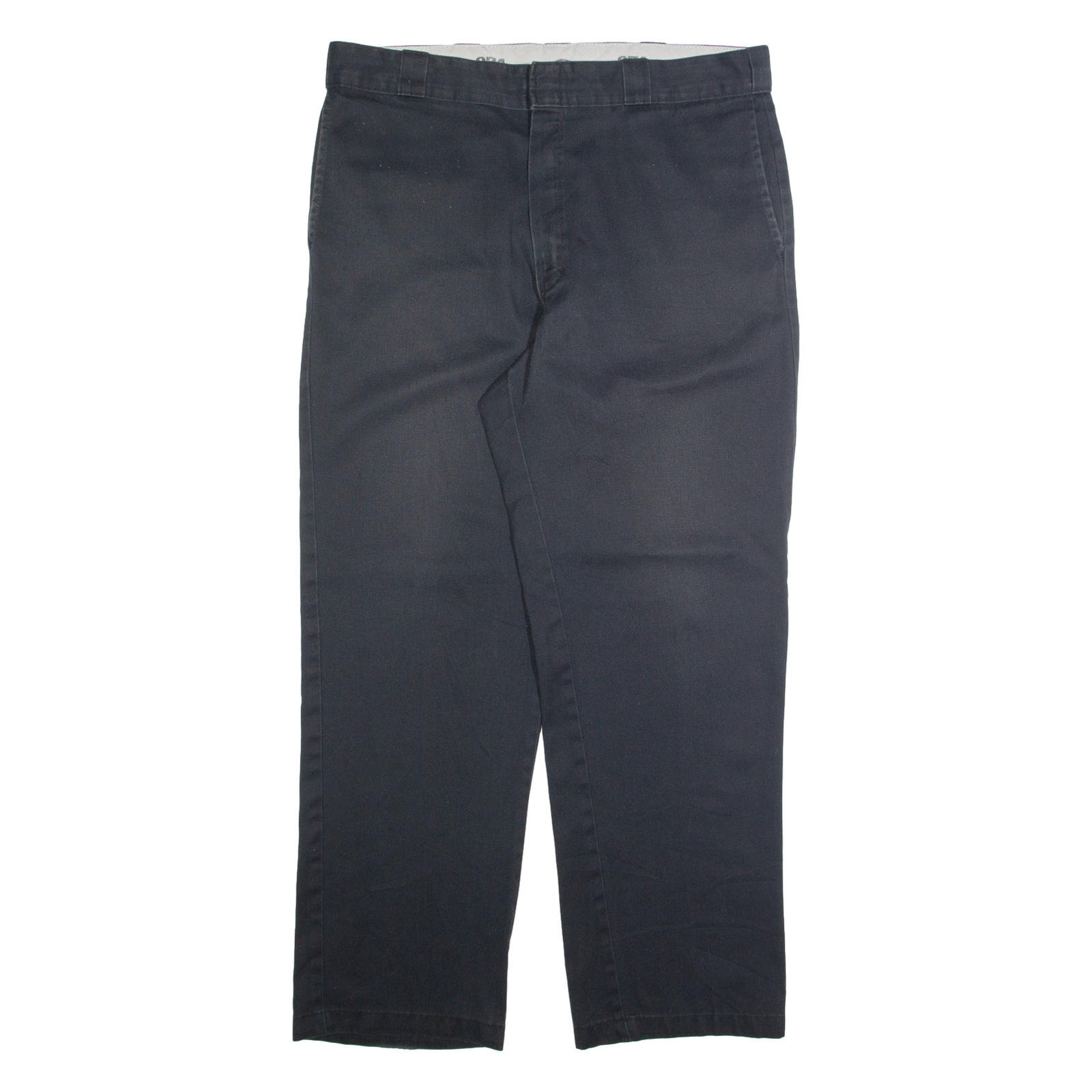 DICKIES Chino Mens Trousers Black Regular Straight W38 L30 Refurbished - N/A refurbished available on Cerqular