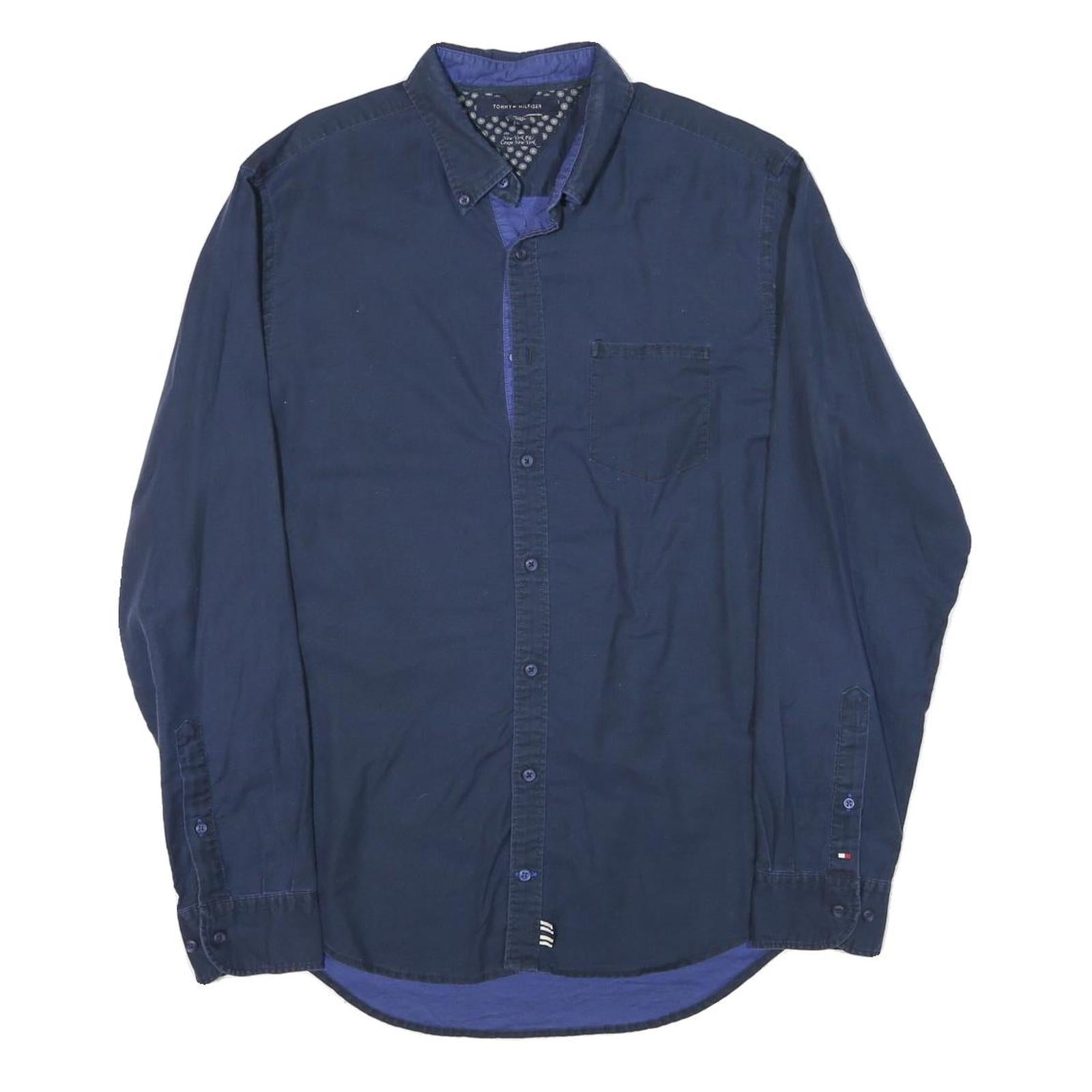 Buy TOMMY HILFIGER Mens Blue Shirt L Cotton Blend Button Down Casual Refurbished - $35.09 TOMMY HILFIGER Mens Blue Shirt L Cotton Blend Button Down Casual Refurbished - N/A refurbished available on Cerqular