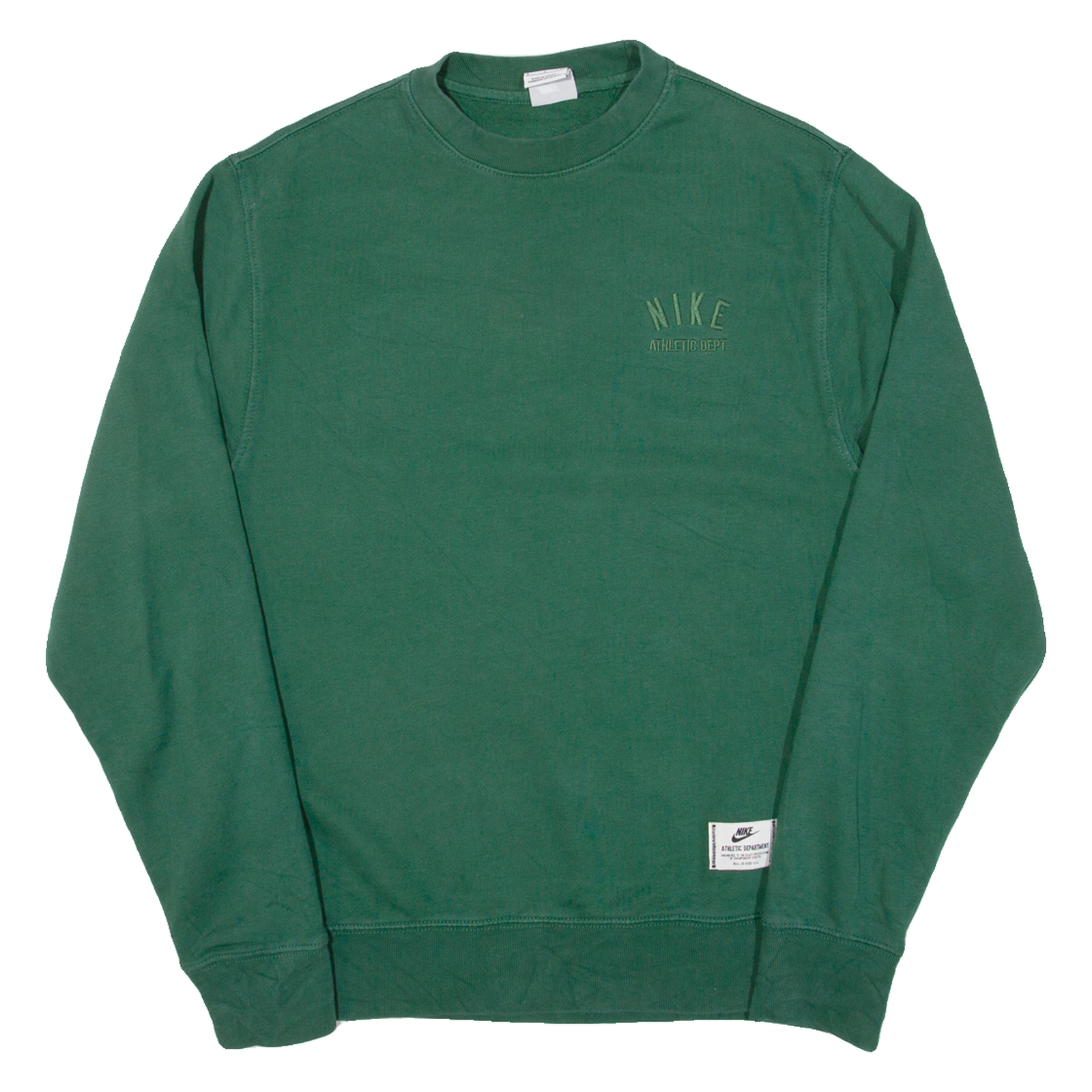 NIKE Mens Sweatshirt Green S Refurbished - N/A refurbished available on Cerqular