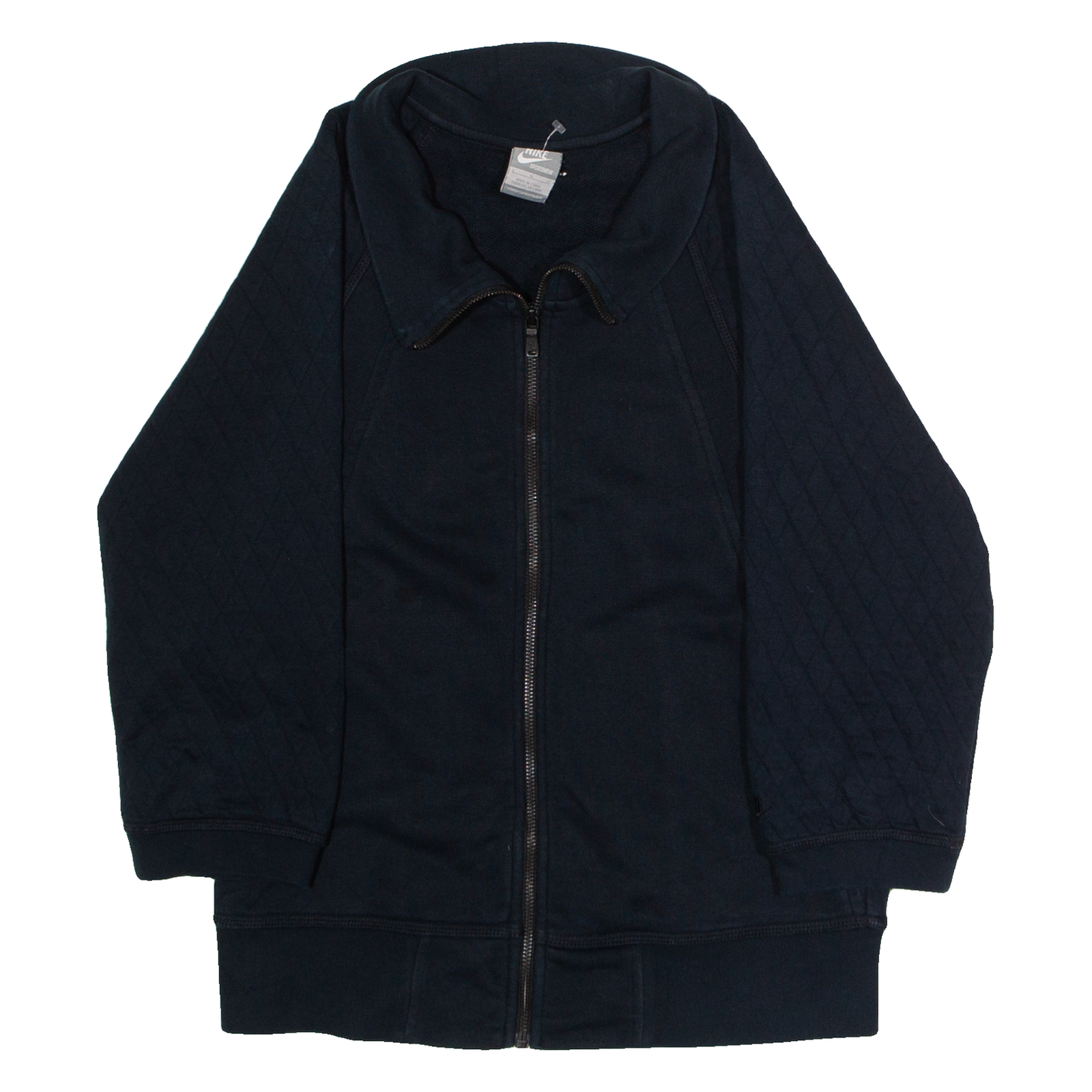 NIKE Womens Track Jacket Blue L Refurbished - N/A refurbished available on Cerqular
