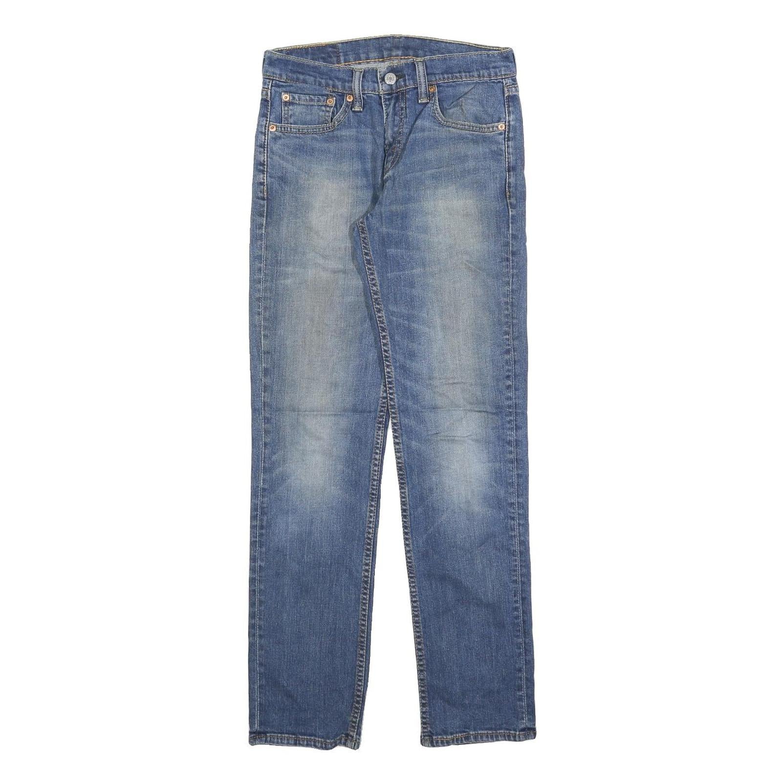 LEVI'S 511 Slim Mens Jeans Blue Denim Cotton Blend W29 L32 Zip Slim Fit Refurbished - N/A refurbished available on Cerqular