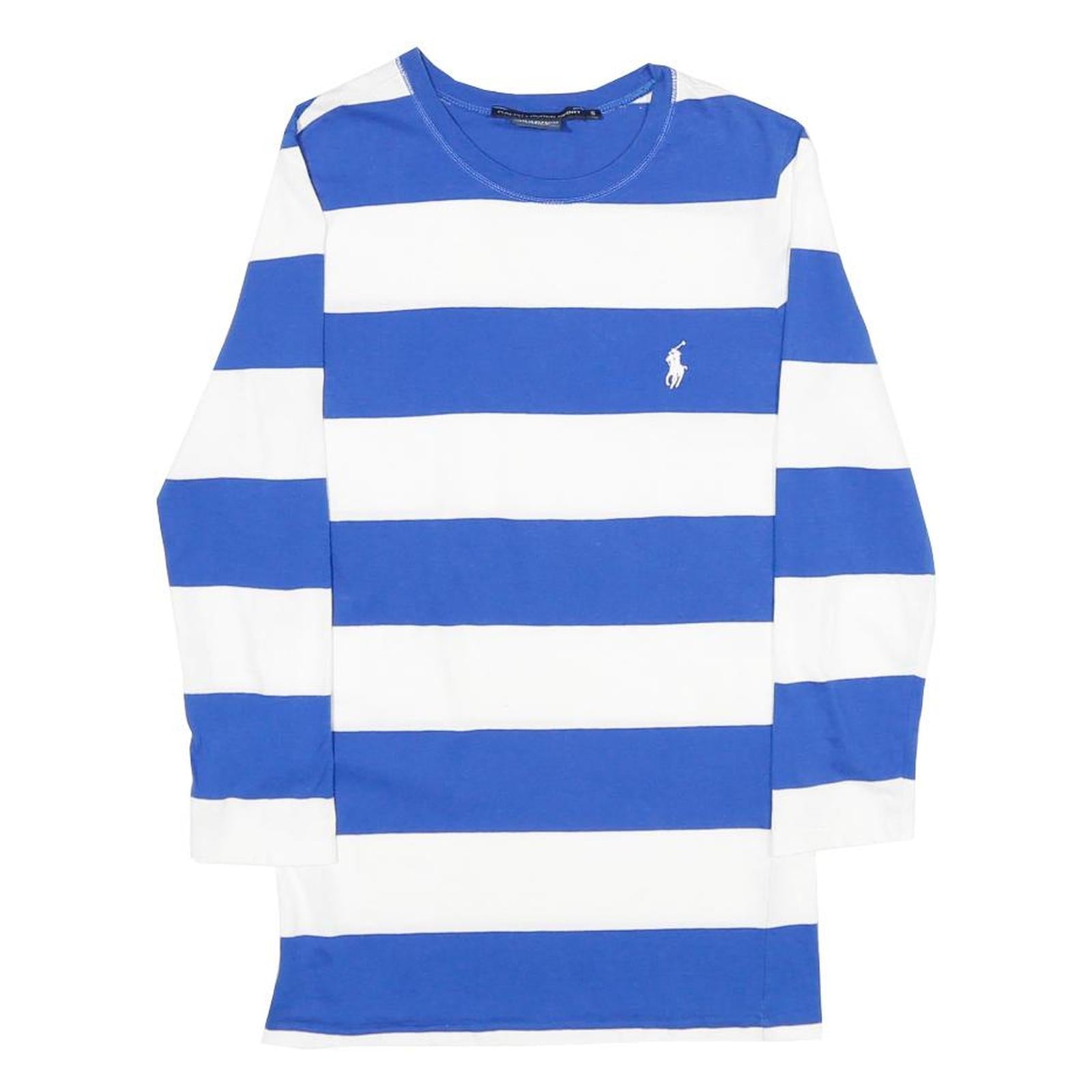 Buy RALPH LAUREN SPORT Womens Blue & White Striped T-Shirt S Long Sleeve Crew Neck Refurbished - $46.79 RALPH LAUREN SPORT Womens Blue & White Striped T-Shirt S Long Sleeve Crew Neck Refurbished - N/A refurbished available on Cerqular