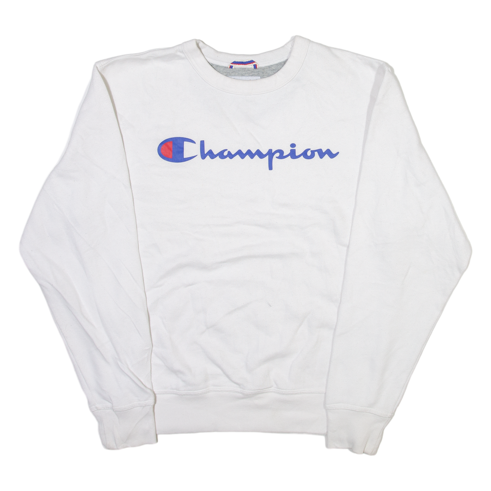 CHAMPION Mens Sweatshirt White S Refurbished - N/A refurbished available on Cerqular