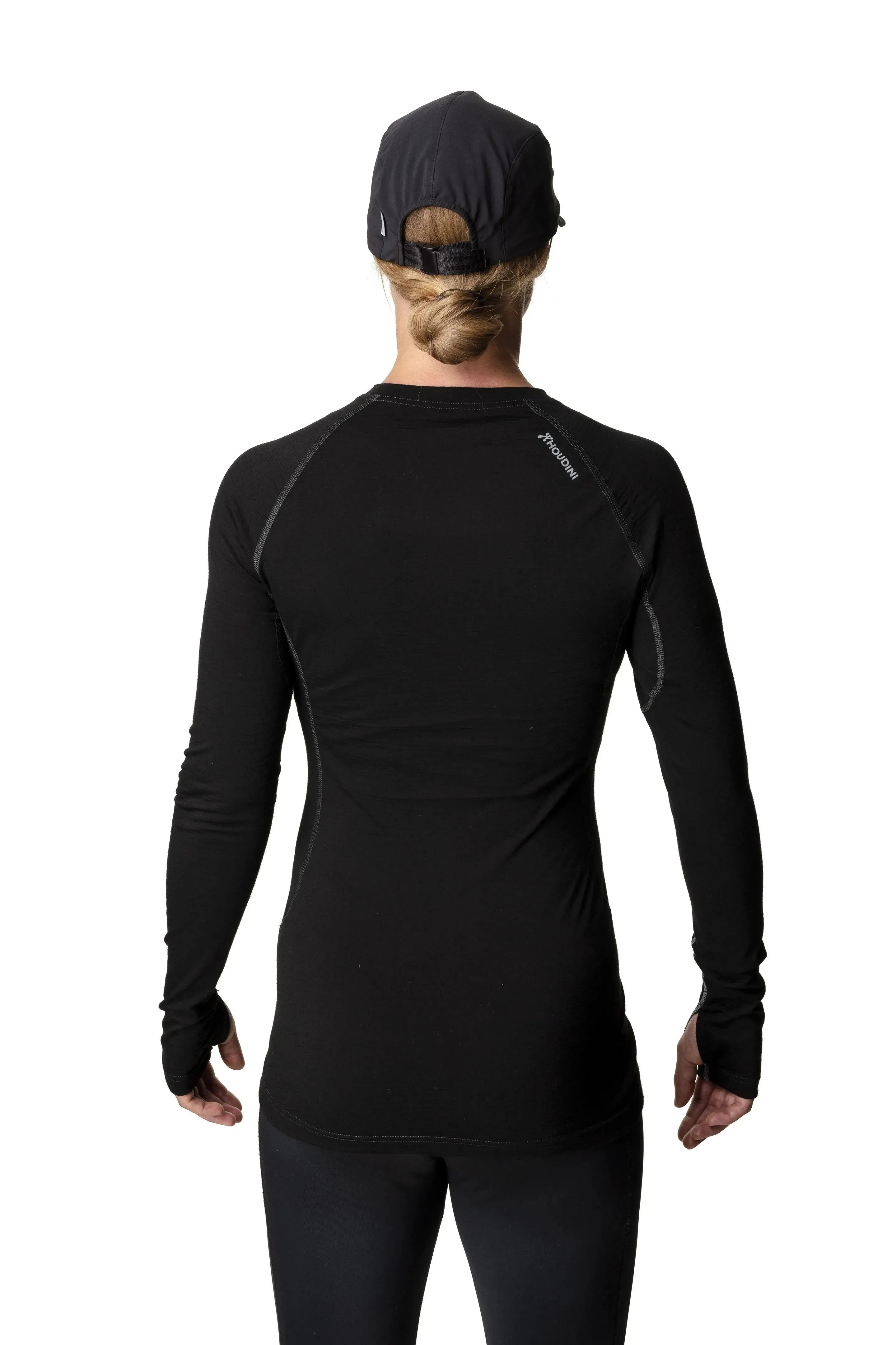 W's DeSoli Crew | Color: true black | Size: XS Refurbished - Houdini Sportswear refurbished available on Cerqular
