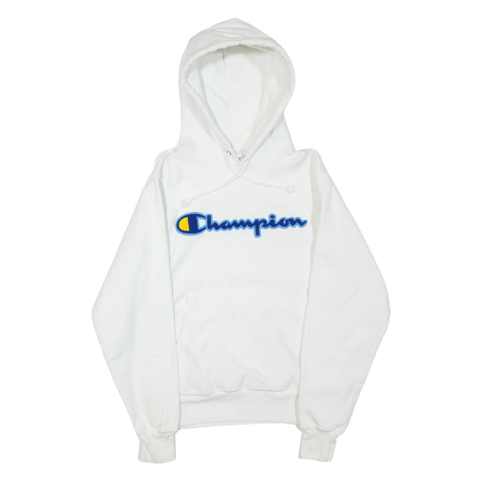 CHAMPION REVERSE WEAVE Mens White Hoodie S Refurbished - N/A refurbished available on Cerqular