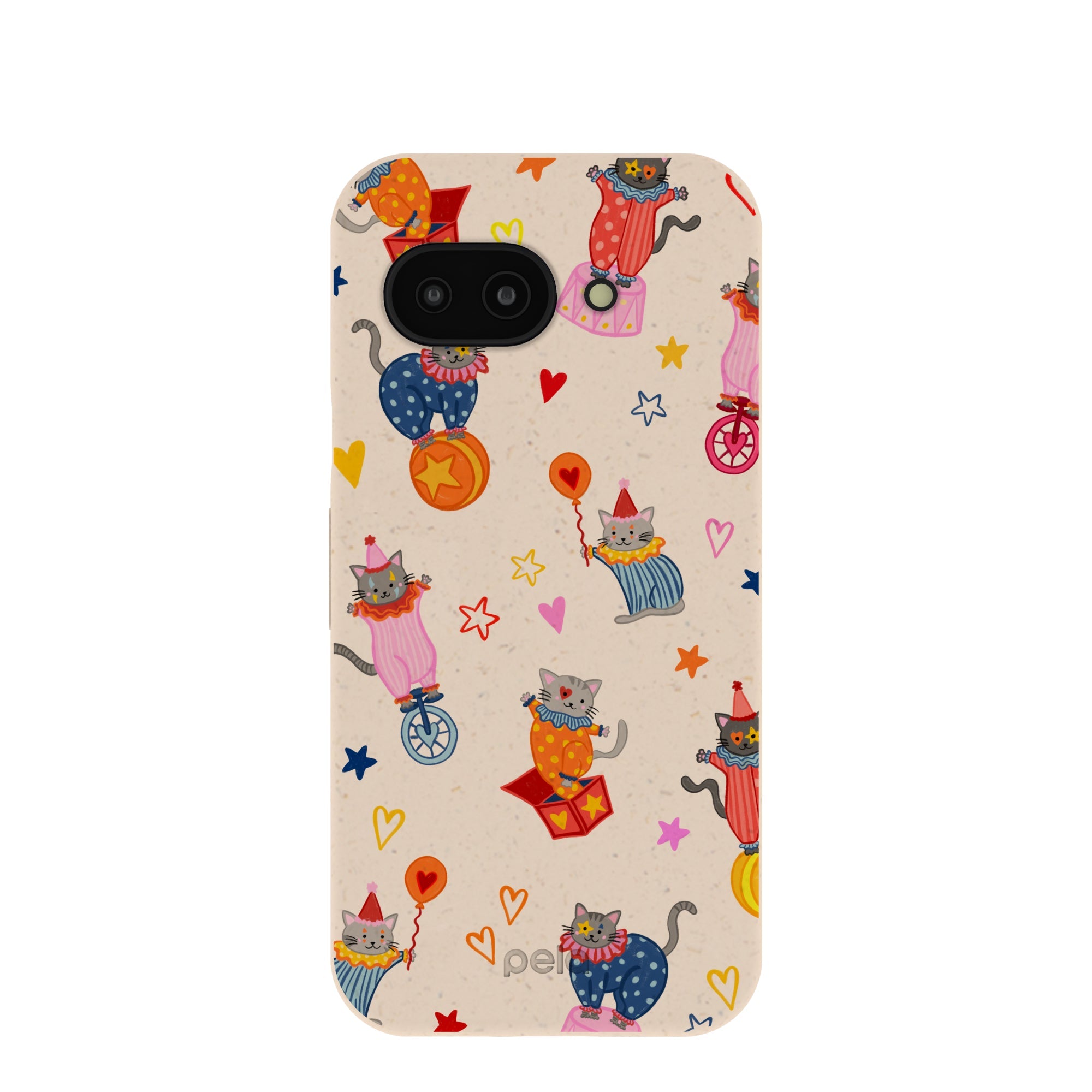 Seashell Cat Clowns Google Pixel 9a Case Refurbished - Pela Case refurbished available on Cerqular