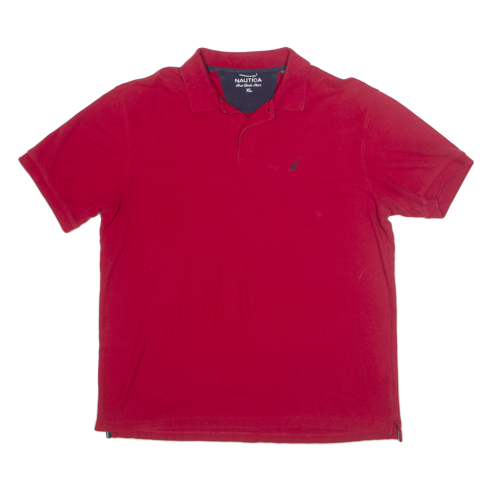 NAUTICA Mens Polo Shirt Red XL Refurbished - N/A refurbished available on Cerqular
