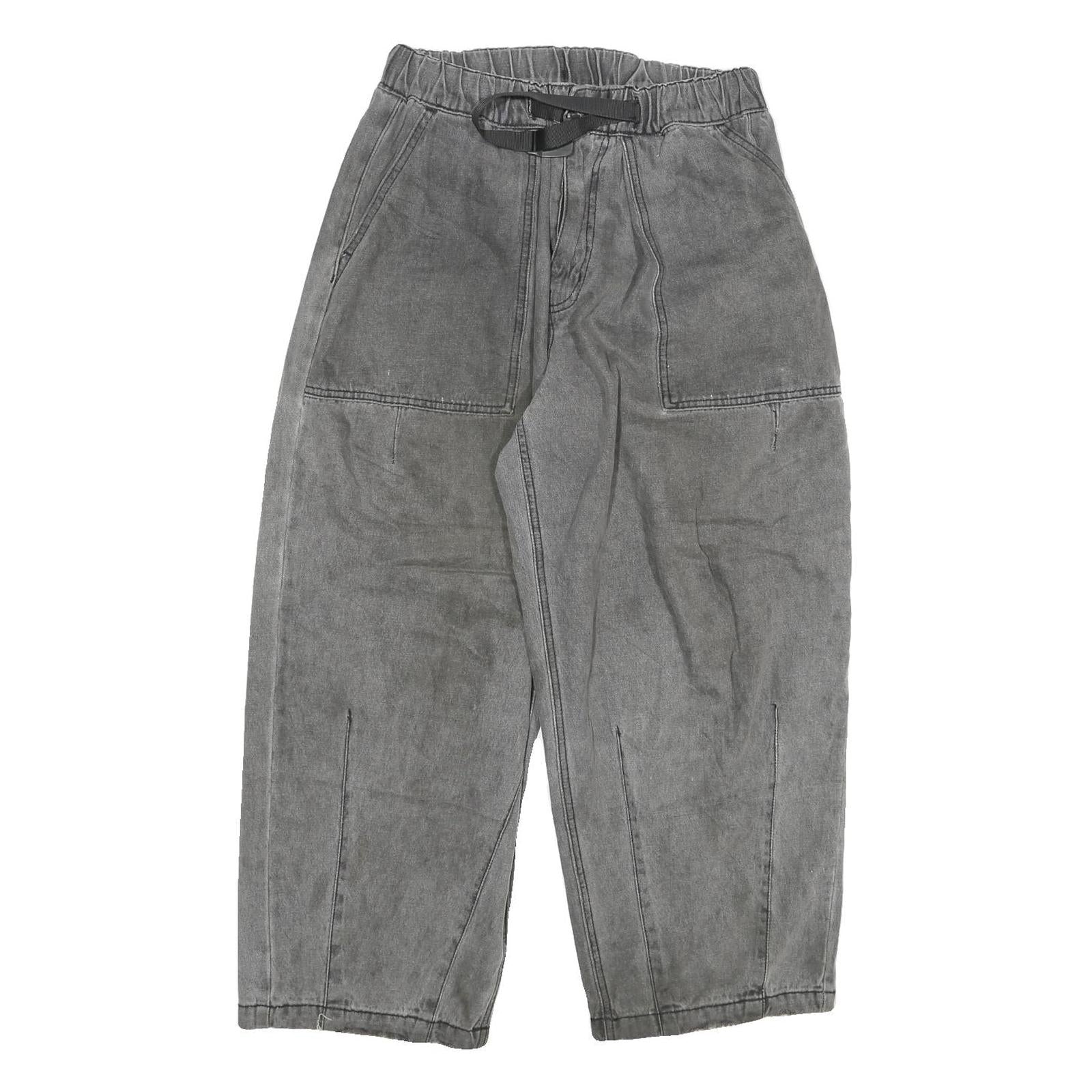 MINIMAL PROJECT Womens Grey Relaxed Wide-Leg Denim Light W28 L26 Cotton Blend Refurbished - N/A refurbished available on Cerqular