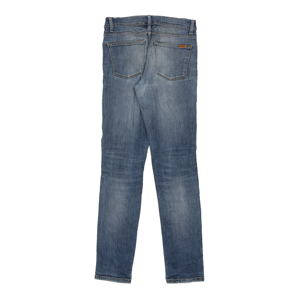 Carhartt Skinny Jeans - 28W UK 8 Blue Cotton | Size: UK 8 Refurbished - Thrifted (note: this is a term often used to describe second- refurbished available on Cerqular