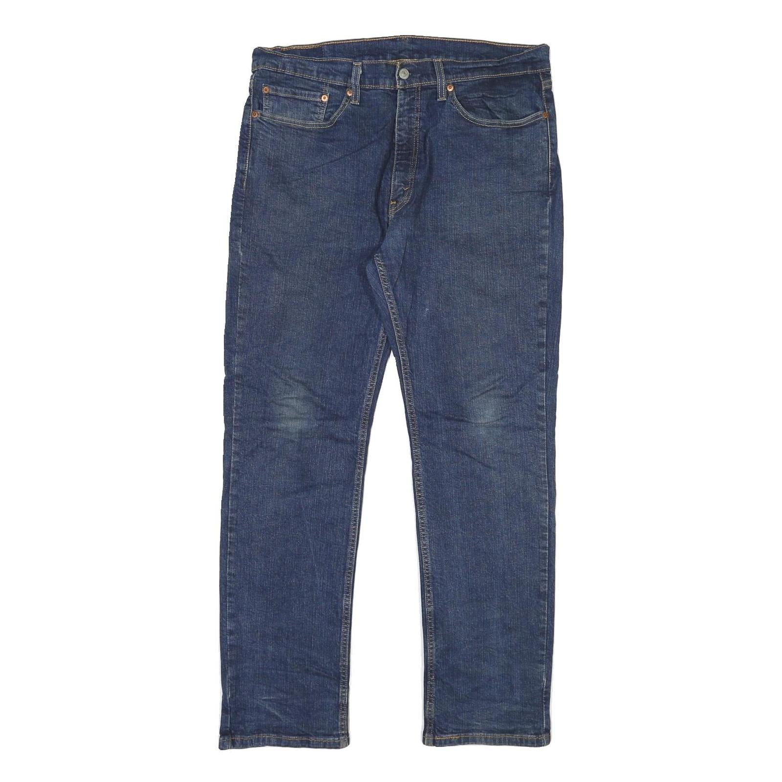 LEVI'S Mens Jeans Blue Regular Straight Denim Medium W36 L30 Classic Cotton Refurbished - N/A refurbished available on Cerqular