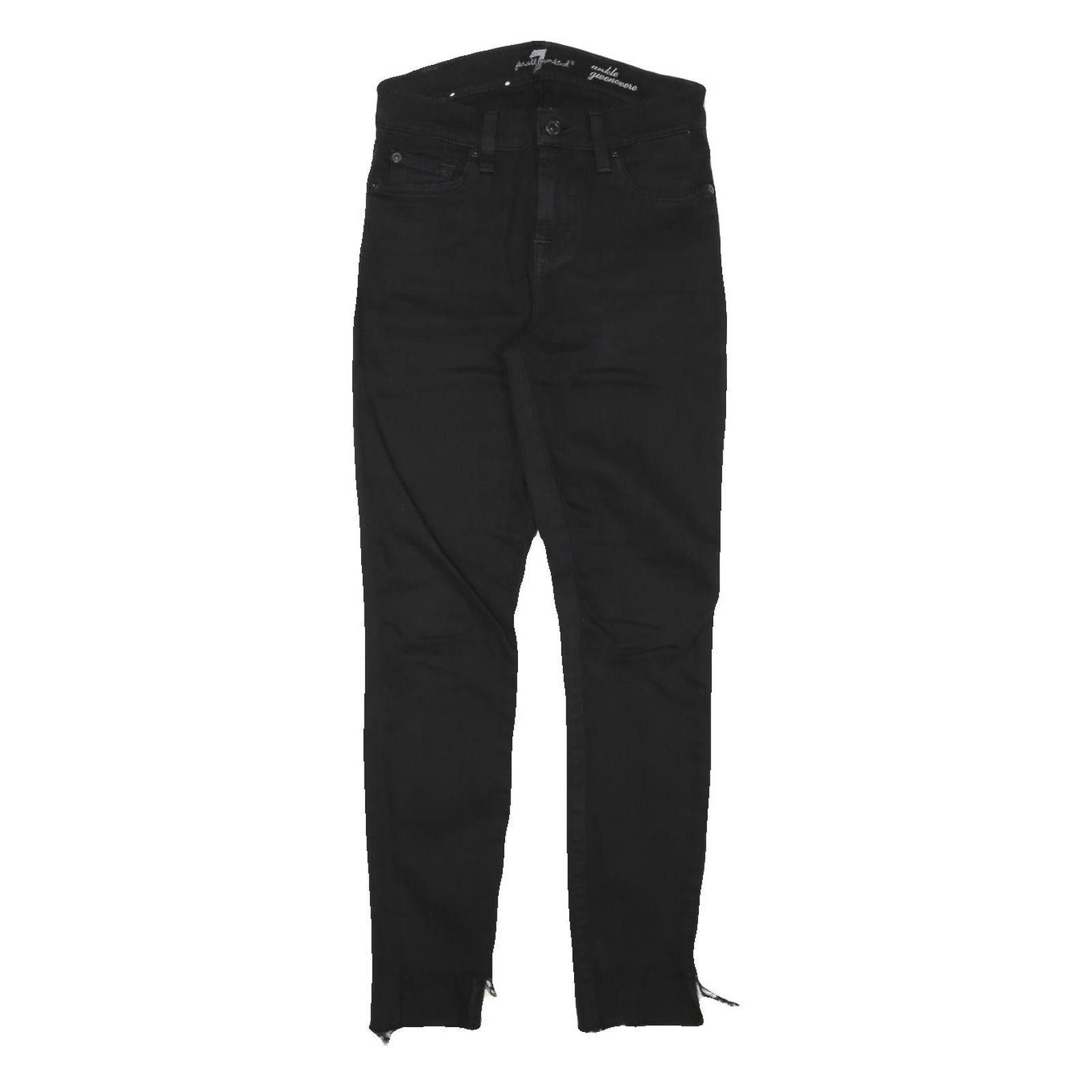 Buy 7 FOR ALL MANKIND Womens Jeans Black Slim Skinny Denim Raw W24 L27 Zip Pocket Refurbished - $36.39 7 FOR ALL MANKIND Womens Jeans Black Slim Skinny Denim Raw W24 L27 Zip Pocket Refurbished - N/A refurbished available on Cerqular
