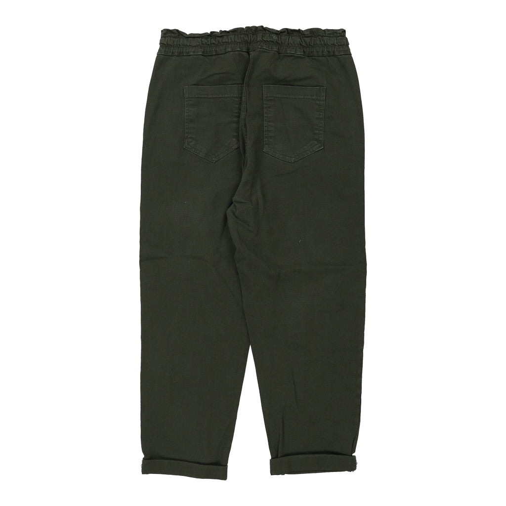 Main & Land Trousers - Large Khaki Cotton Refurbished - Thrifted (note: this is a term often used to describe second- refurbished available on Cerqular