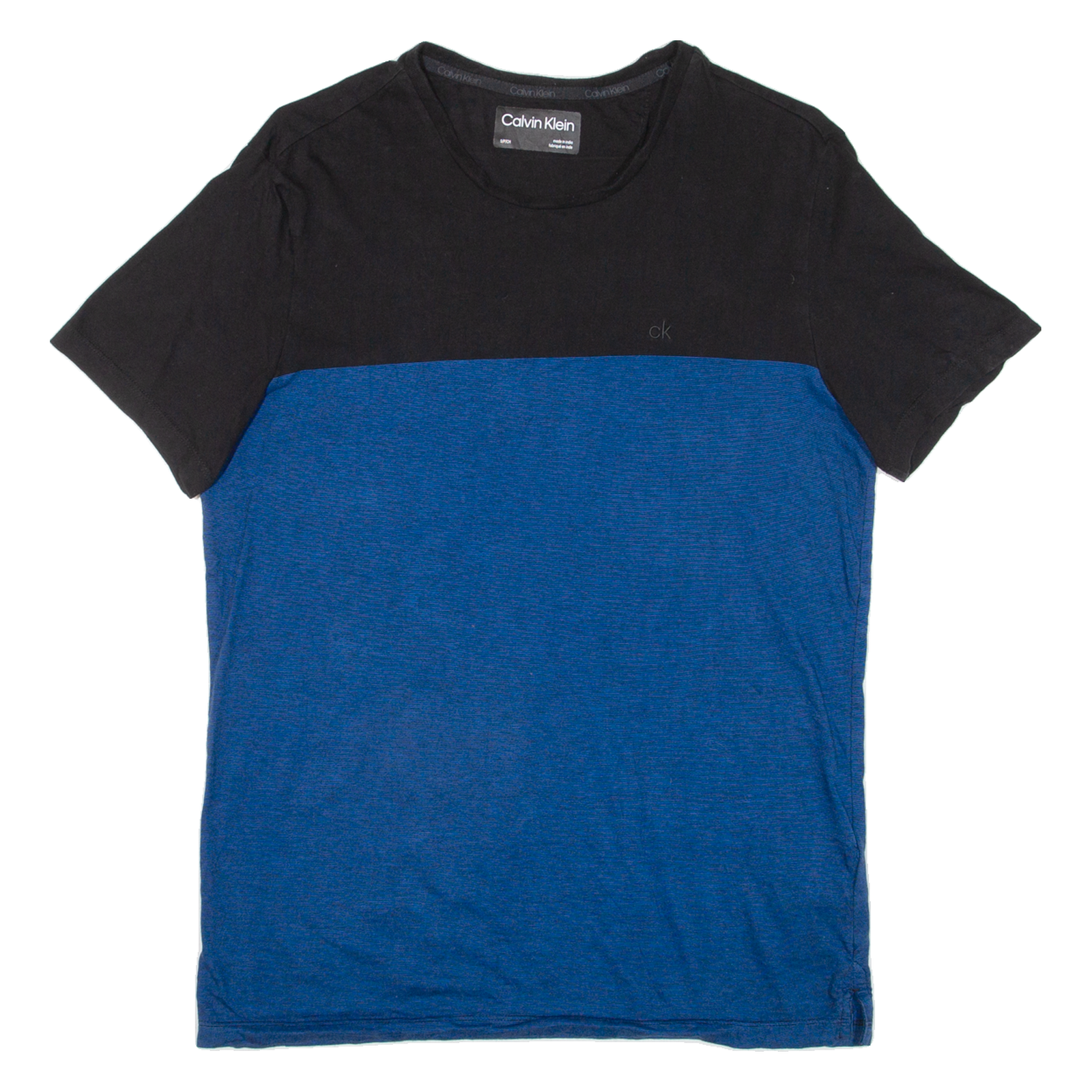 CALVIN KLEIN Mens T-Shirt Blue S Refurbished - N/A refurbished available on Cerqular