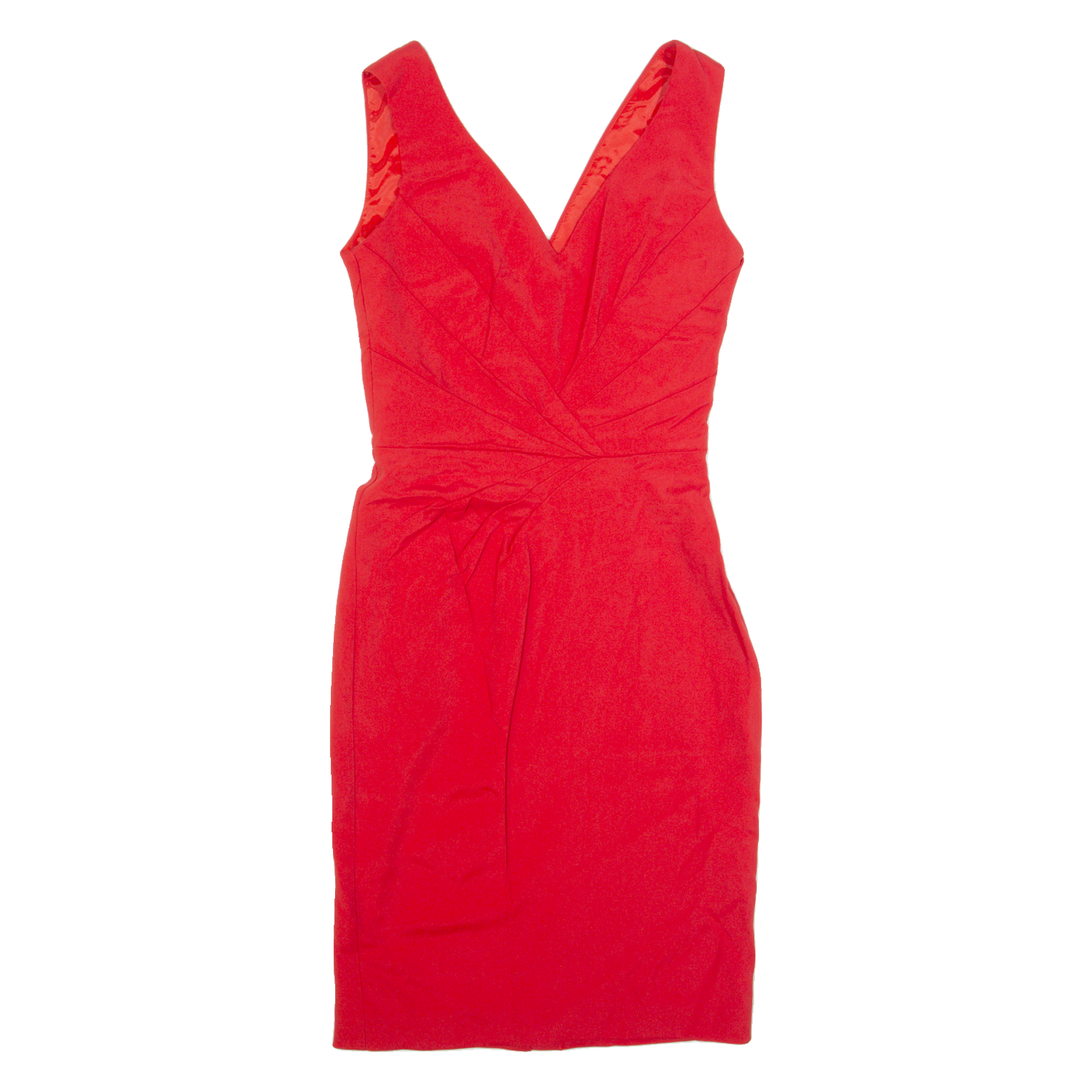 REISS Womens Pencil Dress Red Sleeveless Knee Length UK 4 Refurbished - N/A refurbished available on Cerqular