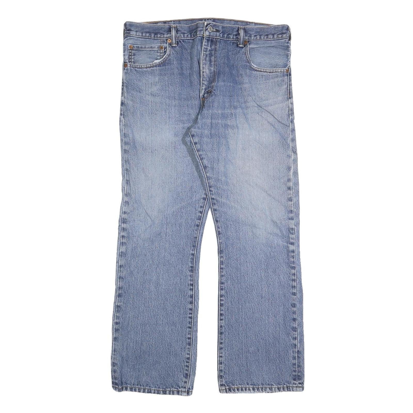 LEVI'S 517 Straight Mens Jeans Blue Regular Denim Medium W36 L30 Classic Zip Refurbished - N/A refurbished available on Cerqular