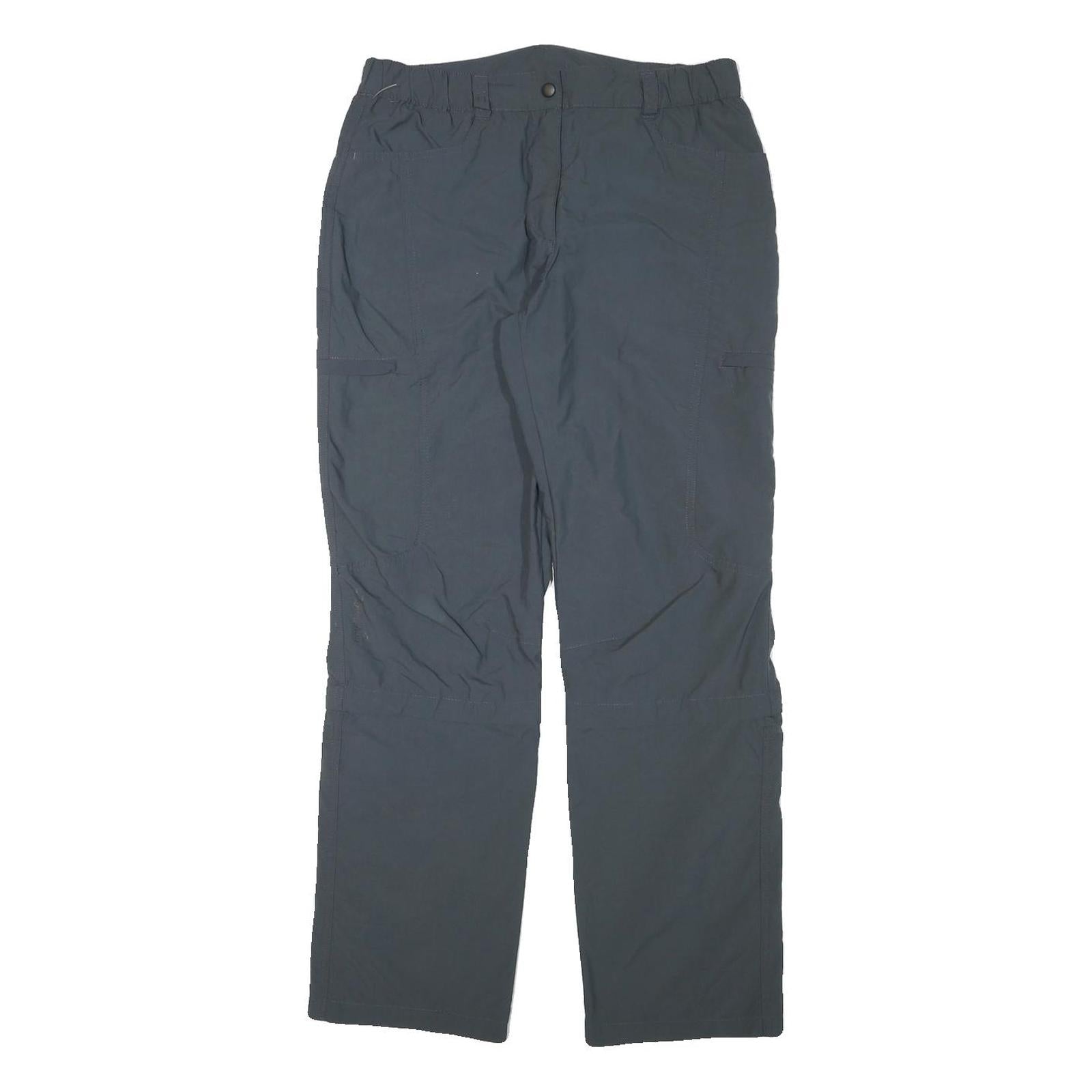 TREVOLUTION Womens Regular Fit Grey Polyester Blend Zip Trousers W31 L31 Outdoor Refurbished - N/A refurbished available on Cerqular