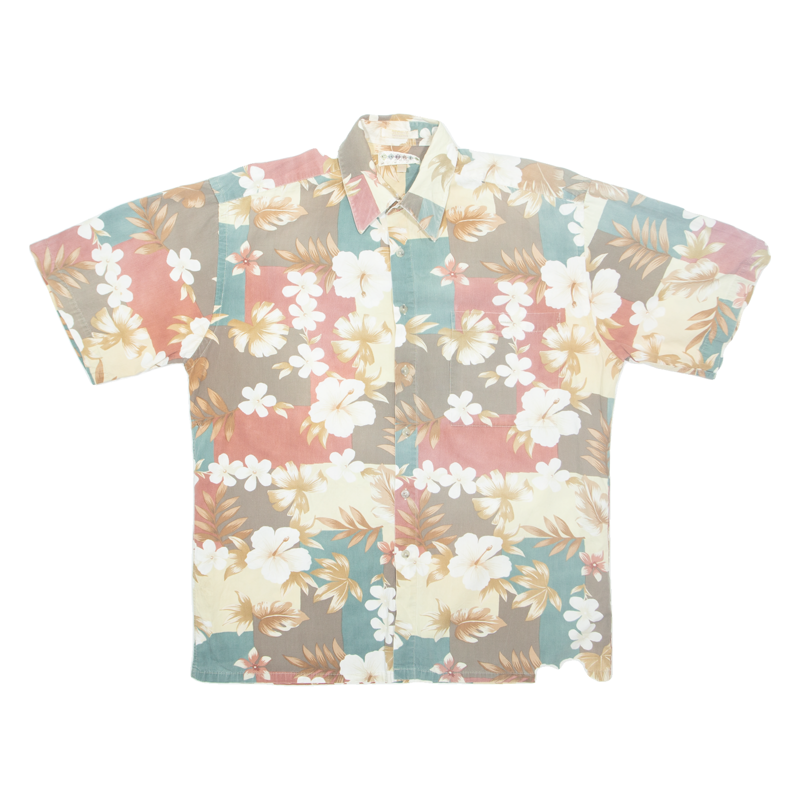 CAMPIA MODA Mens Hawaiian Shirt Pink Floral M Refurbished - N/A refurbished available on Cerqular