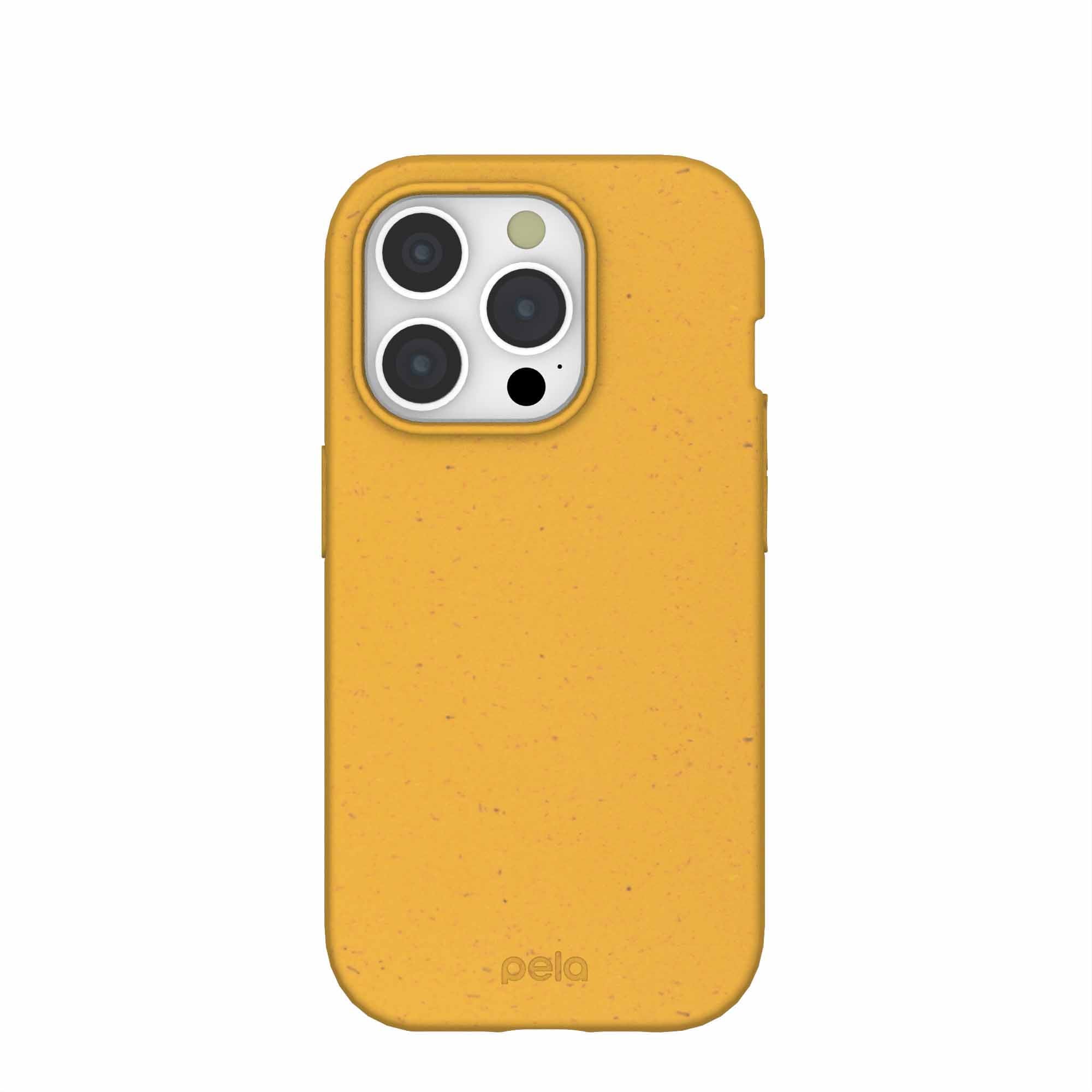 Honey iPhone 15 Pro Case Refurbished - Pela Case refurbished available on Cerqular