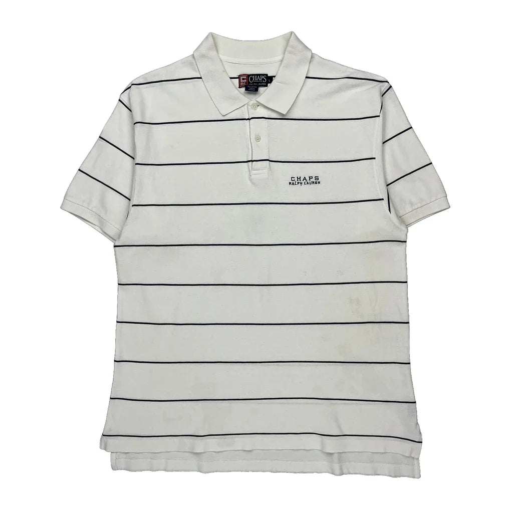 Buy Chaps Ralph Lauren Polo Shirt - Large Black Cotton Refurbished - $33.49 Chaps Ralph Lauren Polo Shirt - Large Black Cotton Refurbished - Thrifted (note: this is a term often used to describe second- refurbished available on Cerqular