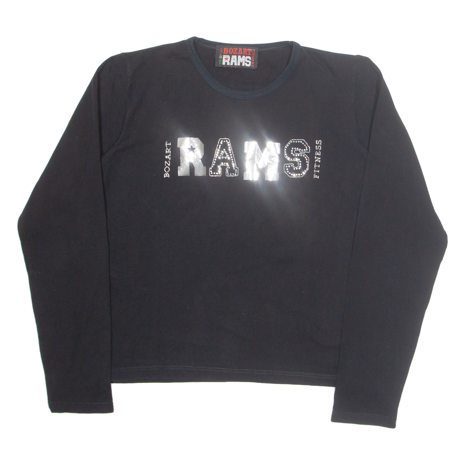 BOZART RAMS Womens Top Black Long Sleeve L Refurbished - N/A refurbished available on Cerqular