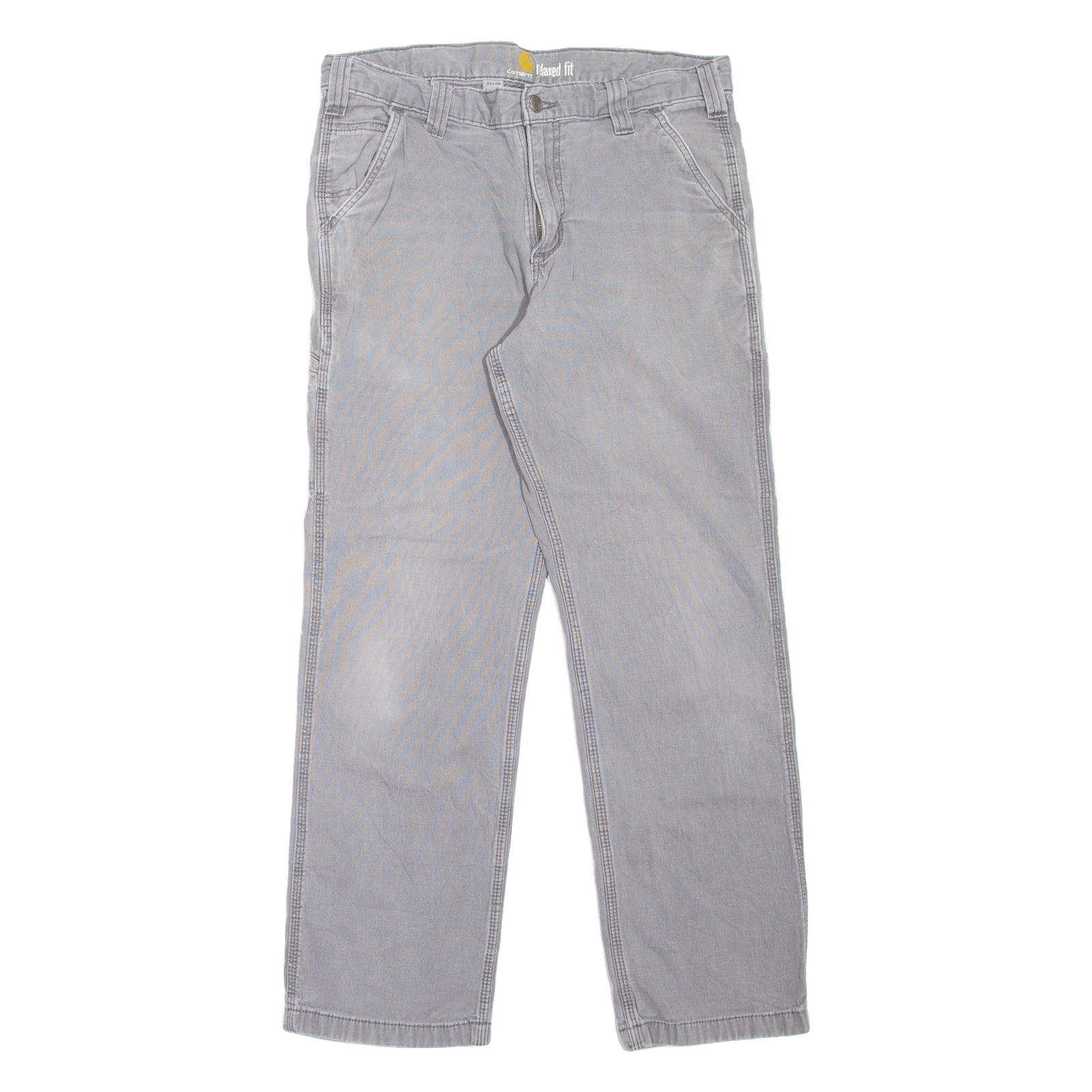 CARHARTT Workwear Mens Jeans Grey Relaxed Tapered W33 L30 Refurbished - N/A refurbished available on Cerqular