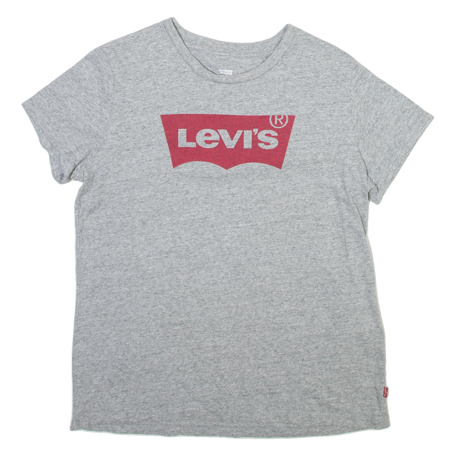 LEVI'S Womens T-Shirt Grey S Refurbished - N/A refurbished available on Cerqular