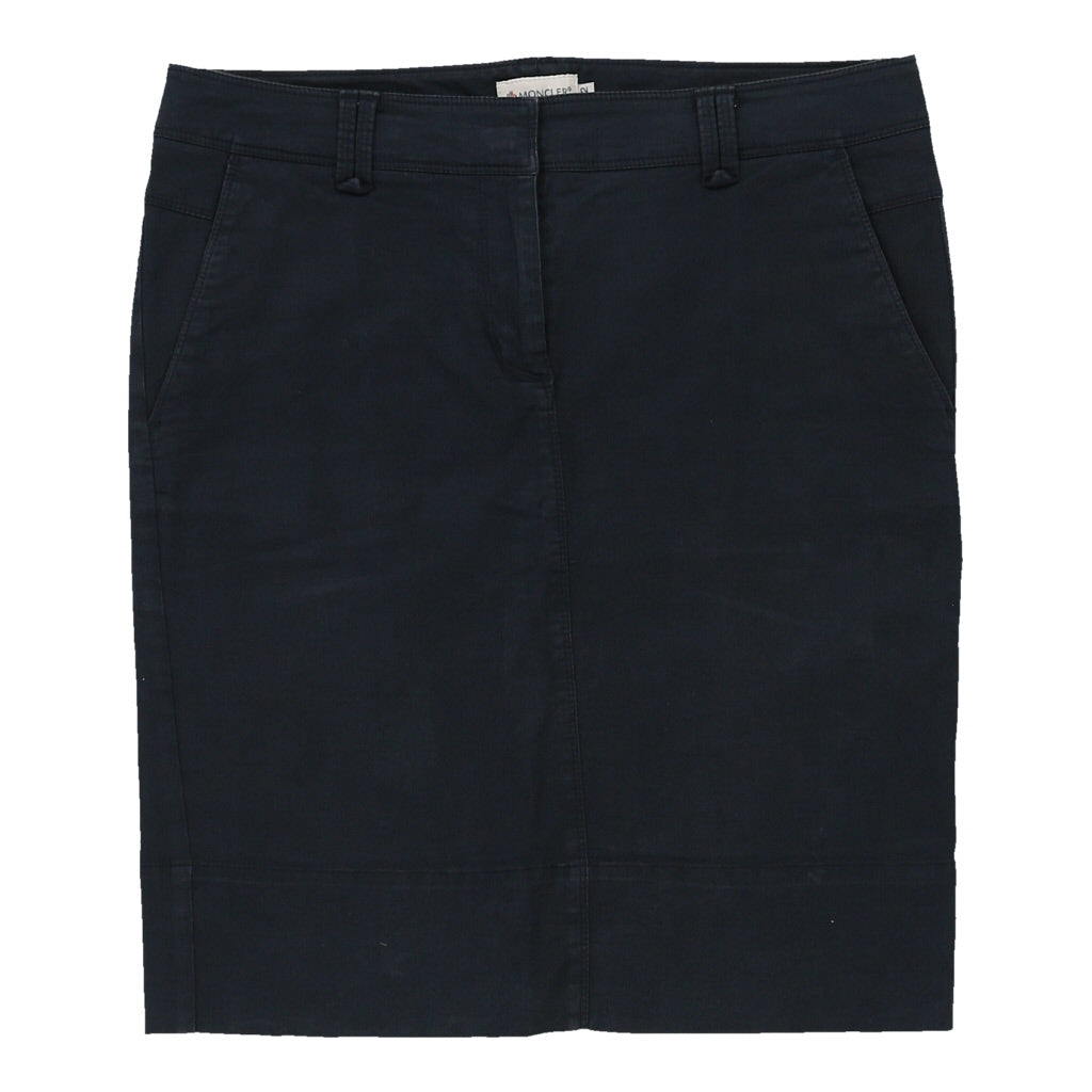 Moncler Skirt - 30W UK 10 Navy Cotton Blend Refurbished - Thrifted (note: this is a term often used to describe second- refurbished available on Cerqular