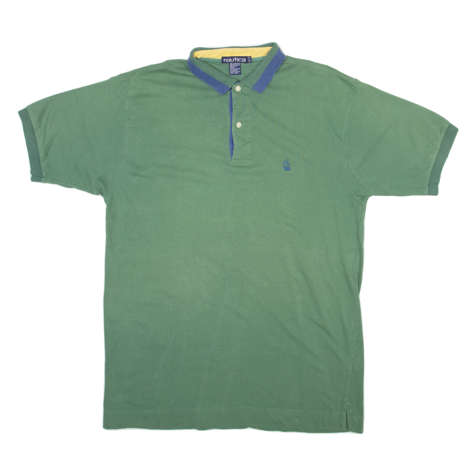 NAUTICA Mens Polo Shirt Green XL Refurbished - N/A refurbished available on Cerqular