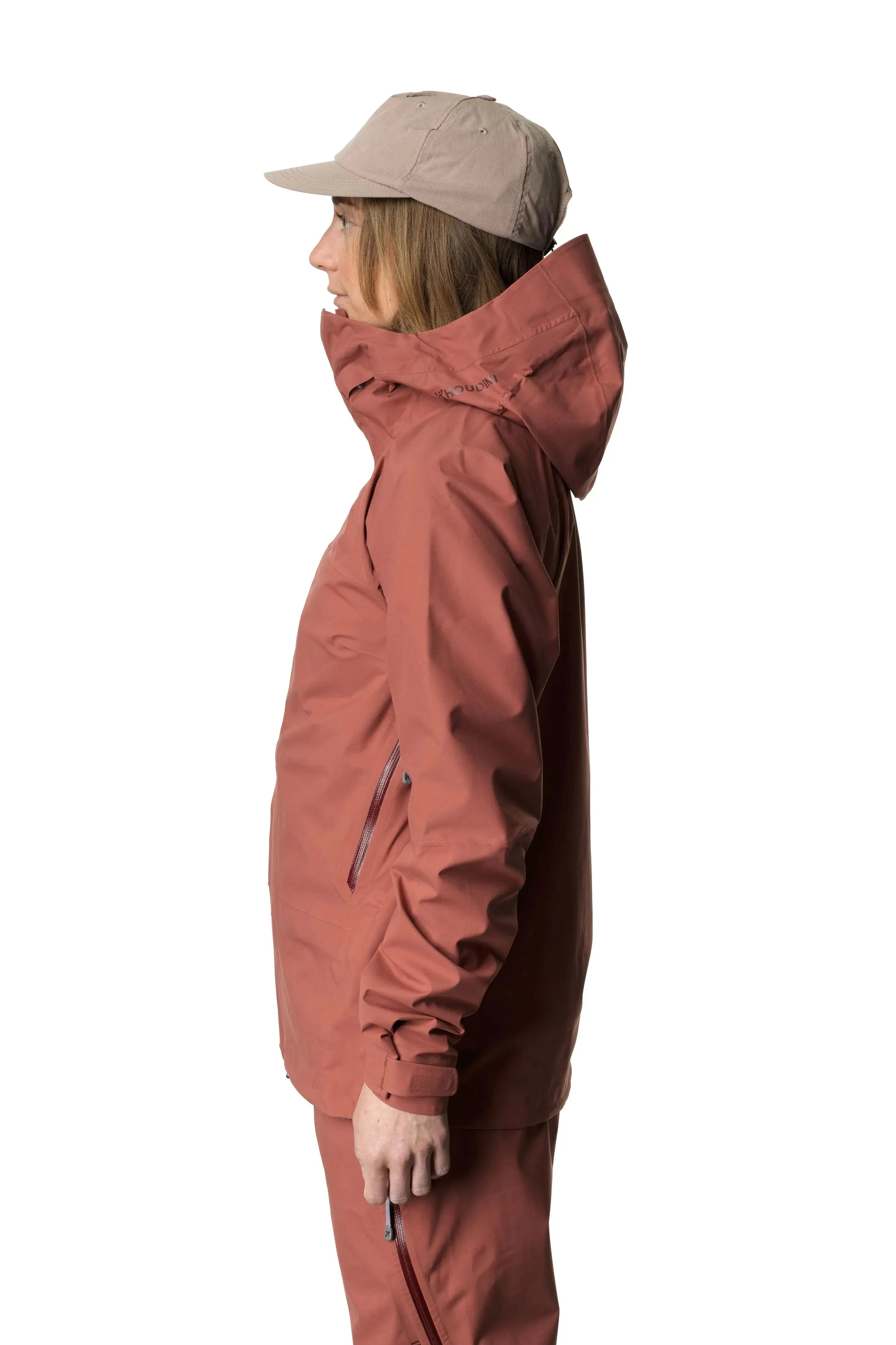 Buy W's BFF Jacket | Color: Desert Rock Red | Size: S Refurbished - $400.00 W's BFF Jacket | Color: Desert Rock Red | Size: S Refurbished - Houdini Sportswear refurbished available on Cerqular