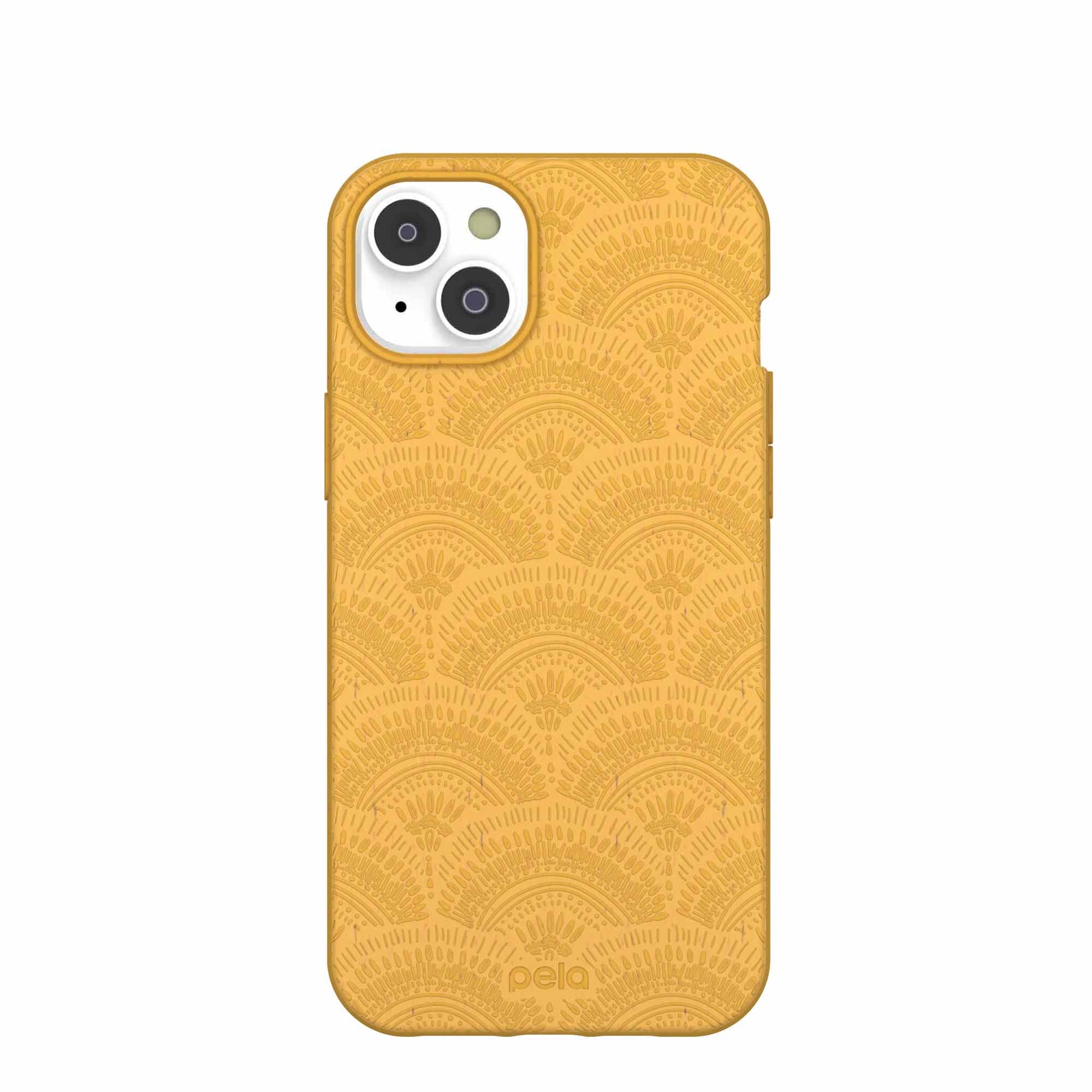 Honey Sunburst iPhone 14 Plus Case Refurbished - Pela Case refurbished available on Cerqular