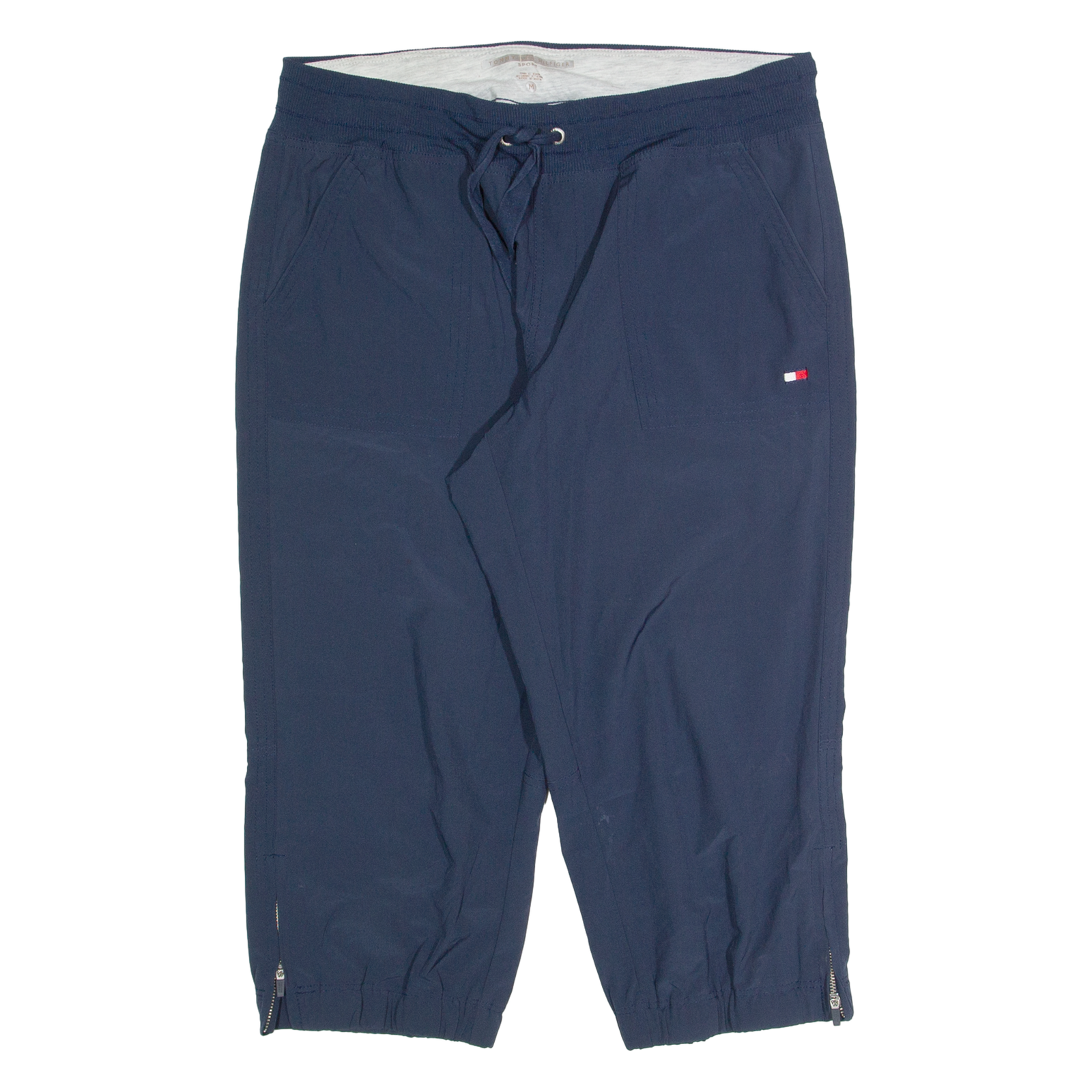 TOMMY HILFIGER 3/4 Length Womens Sports Shorts Blue Slim M W32 Refurbished - N/A refurbished available on Cerqular