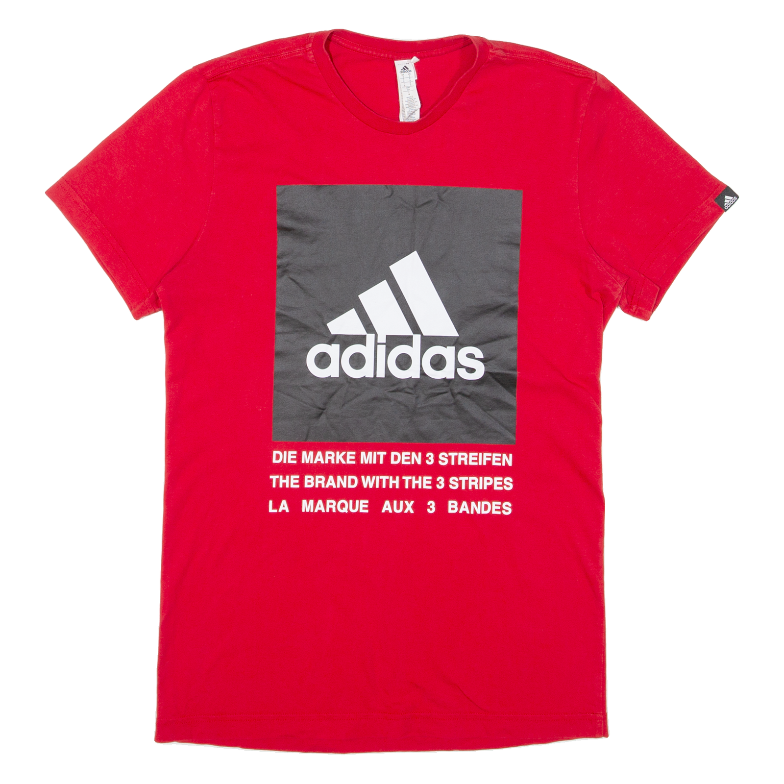 ADIDAS Mens T-Shirt Red S Refurbished - N/A refurbished available on Cerqular