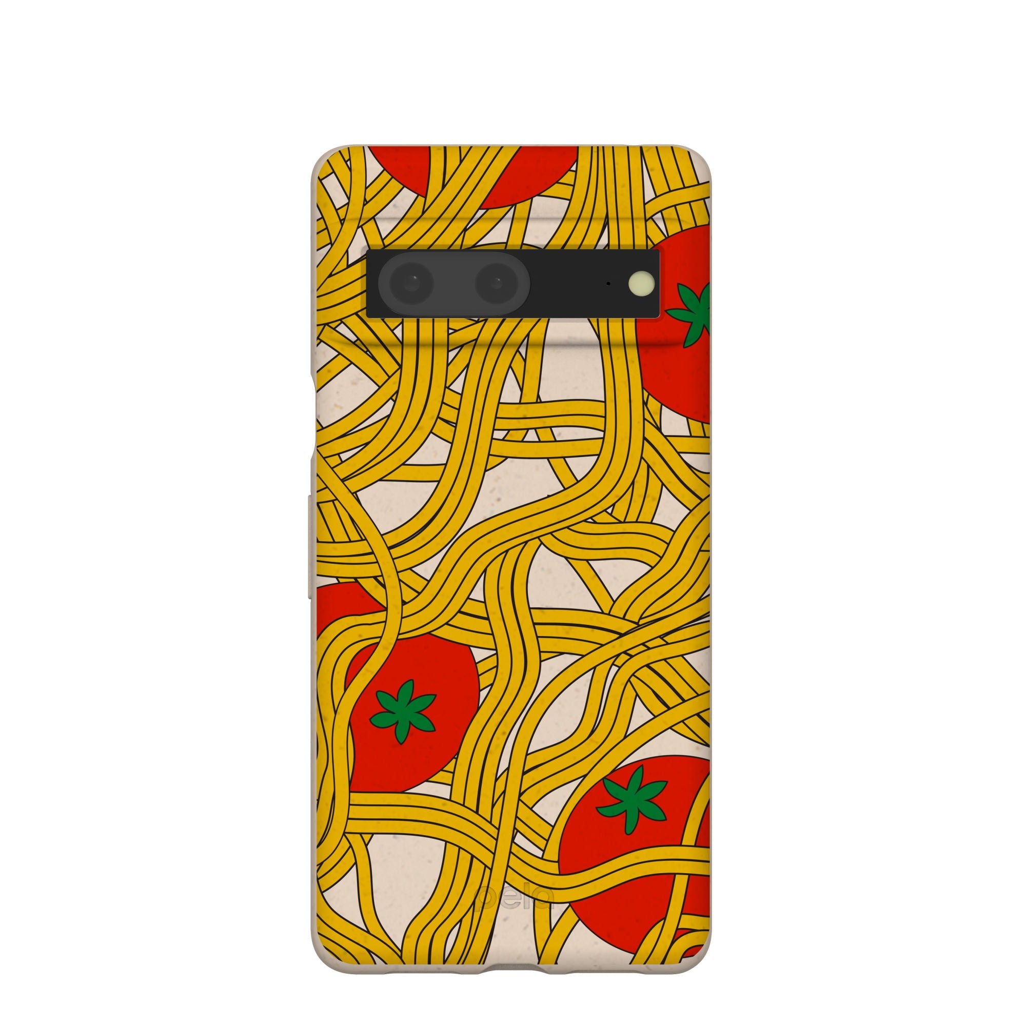 Seashell Spaghetti Splash Google Pixel 7 Case Refurbished - Pela Case refurbished available on Cerqular