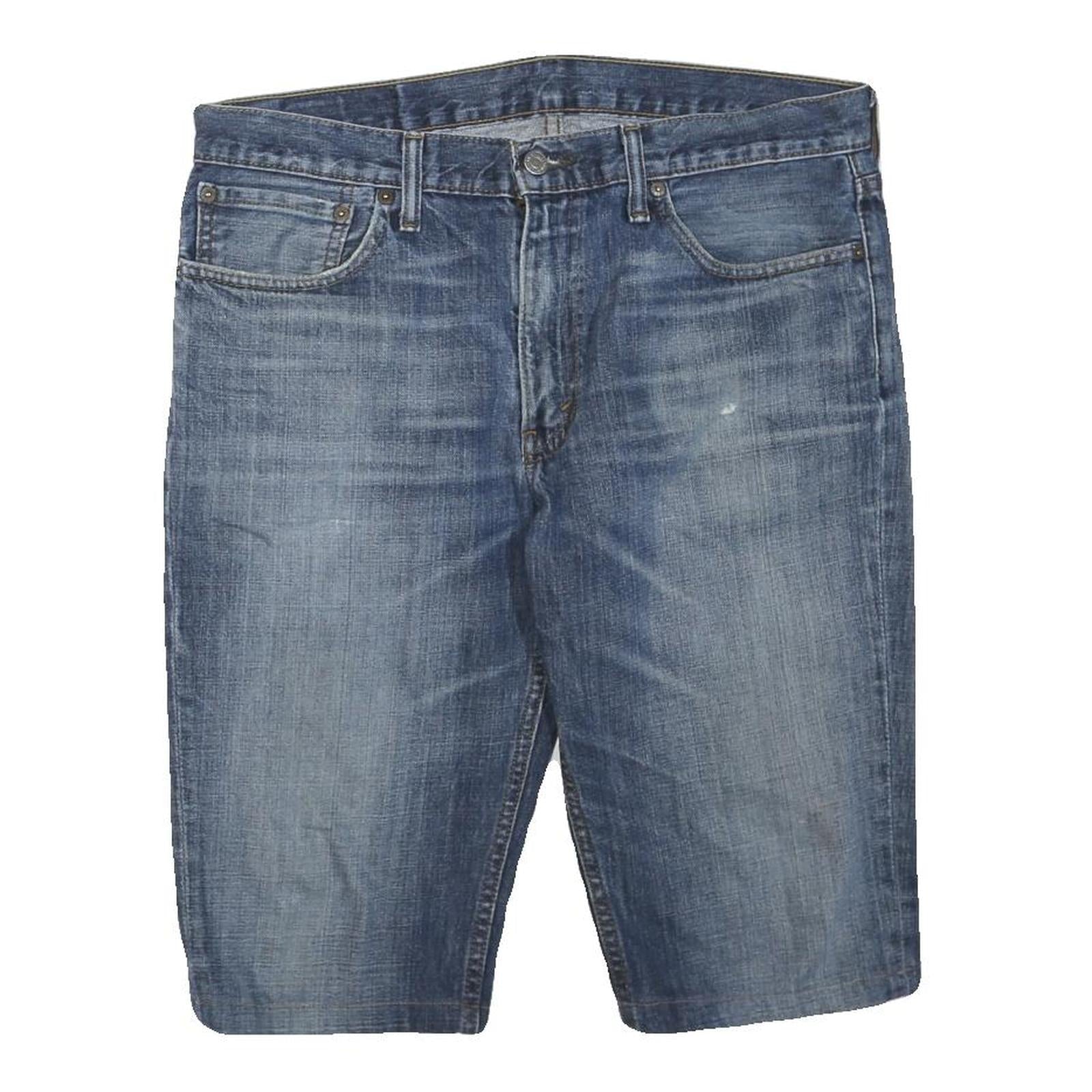LEVI'S Mens Denim Blue Casual Shorts L W36 Cotton Blend Classic Fit Refurbished - N/A refurbished available on Cerqular