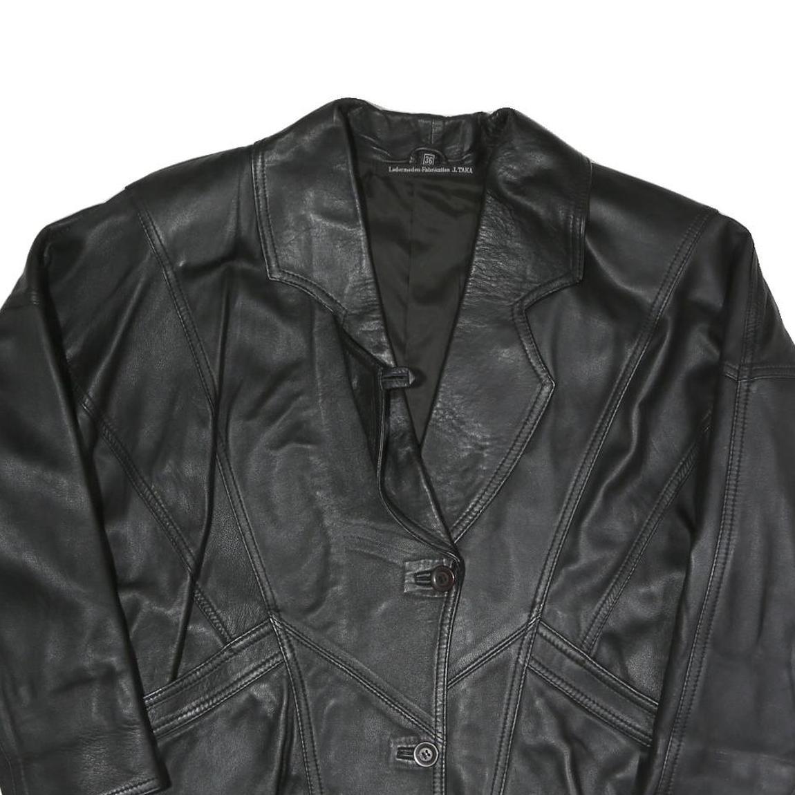 Buy LEDERMODERN FABRIKATION J. TAKA Womens Black Button Faux Leather Jacket L Soft Refurbished - $55.89 LEDERMODERN FABRIKATION J. TAKA Womens Black Button Faux Leather Jacket L Soft Refurbished - N/A refurbished available on Cerqular