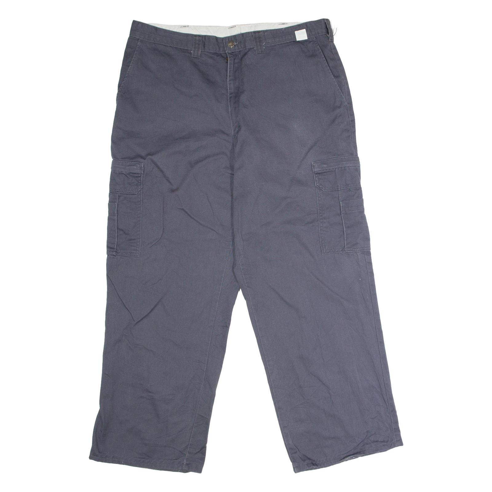 DICKIES Workwear Cargo Mens Twill Trousers Grey Regular Straight W38 L29 Refurbished - N/A refurbished available on Cerqular