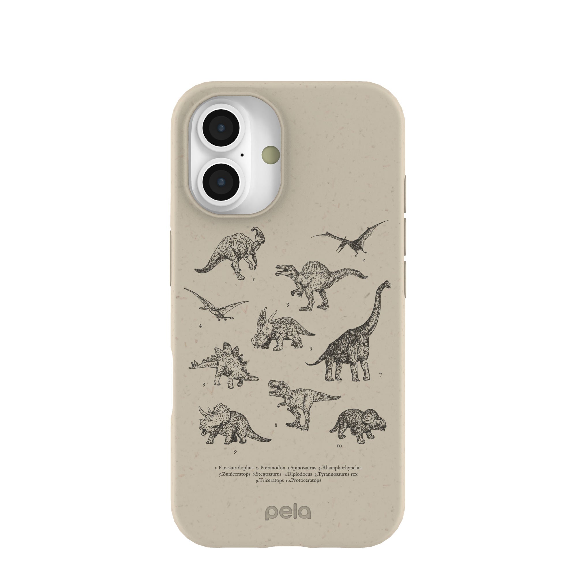 London Fog Dinosaurology iPhone 16 Case Refurbished - Pela Case refurbished available on Cerqular