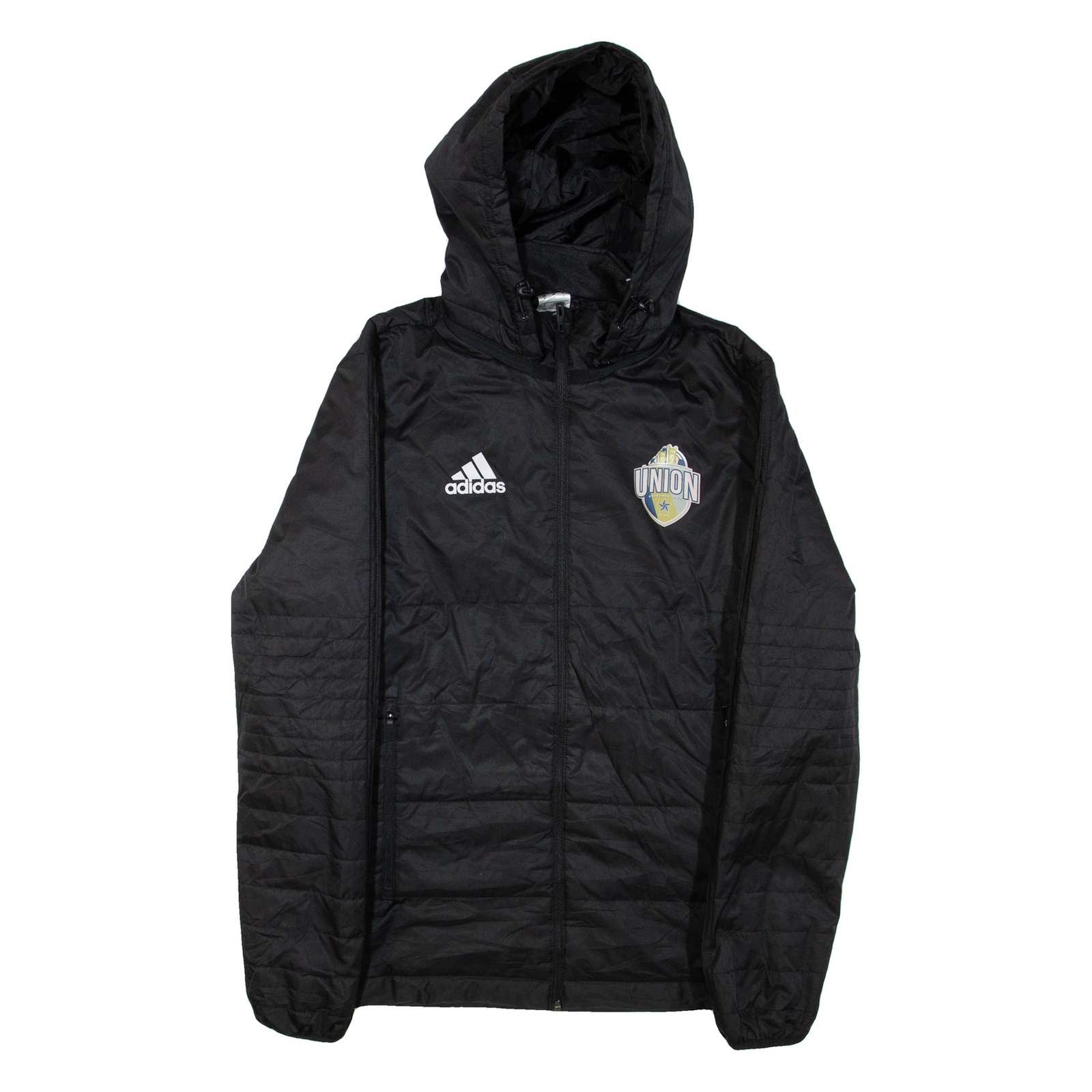 ADIDAS Mens Jacket Black Hooded S Refurbished - N/A refurbished available on Cerqular