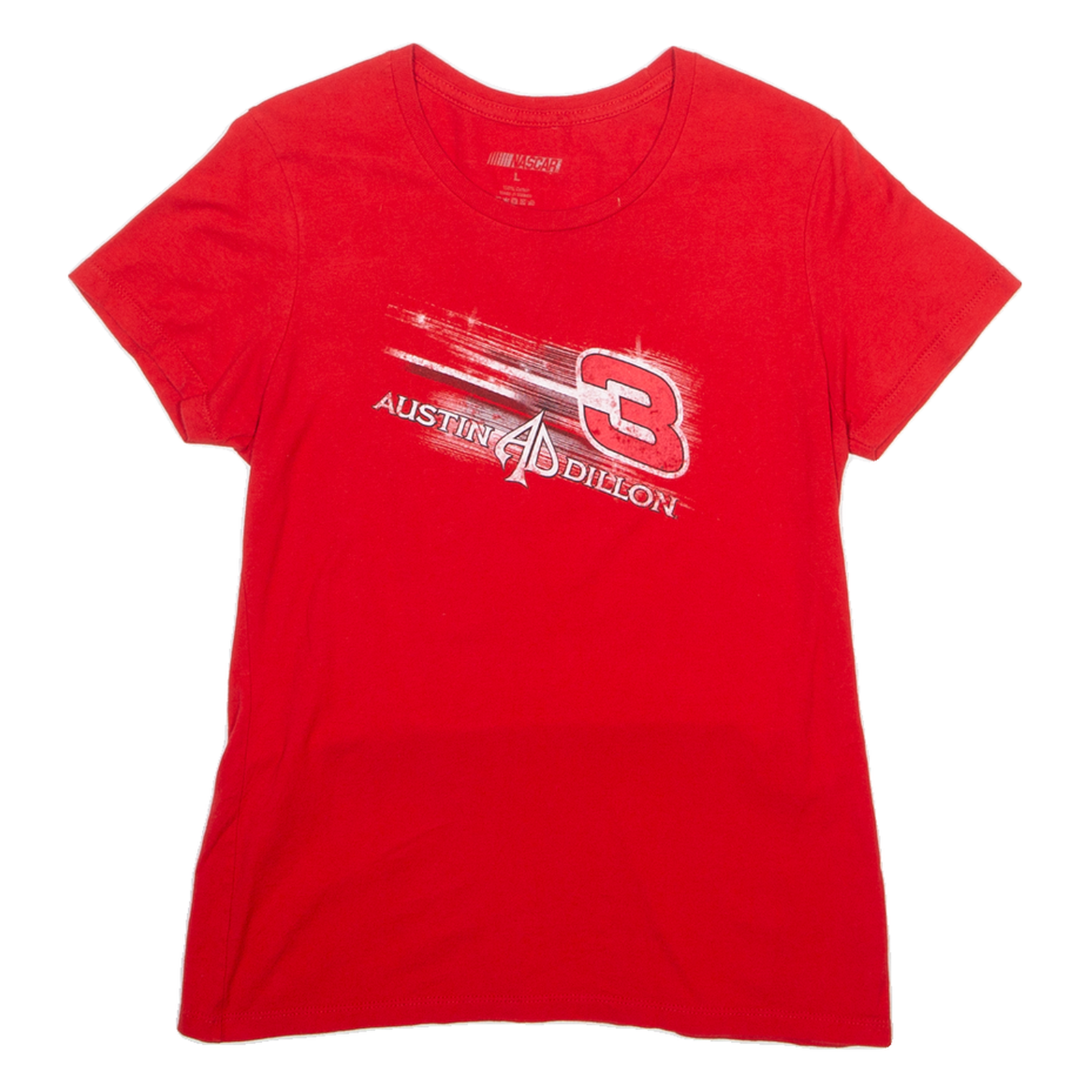 NASCAR Austin Dillon Womens T-Shirt Red USA L Refurbished - N/A refurbished available on Cerqular
