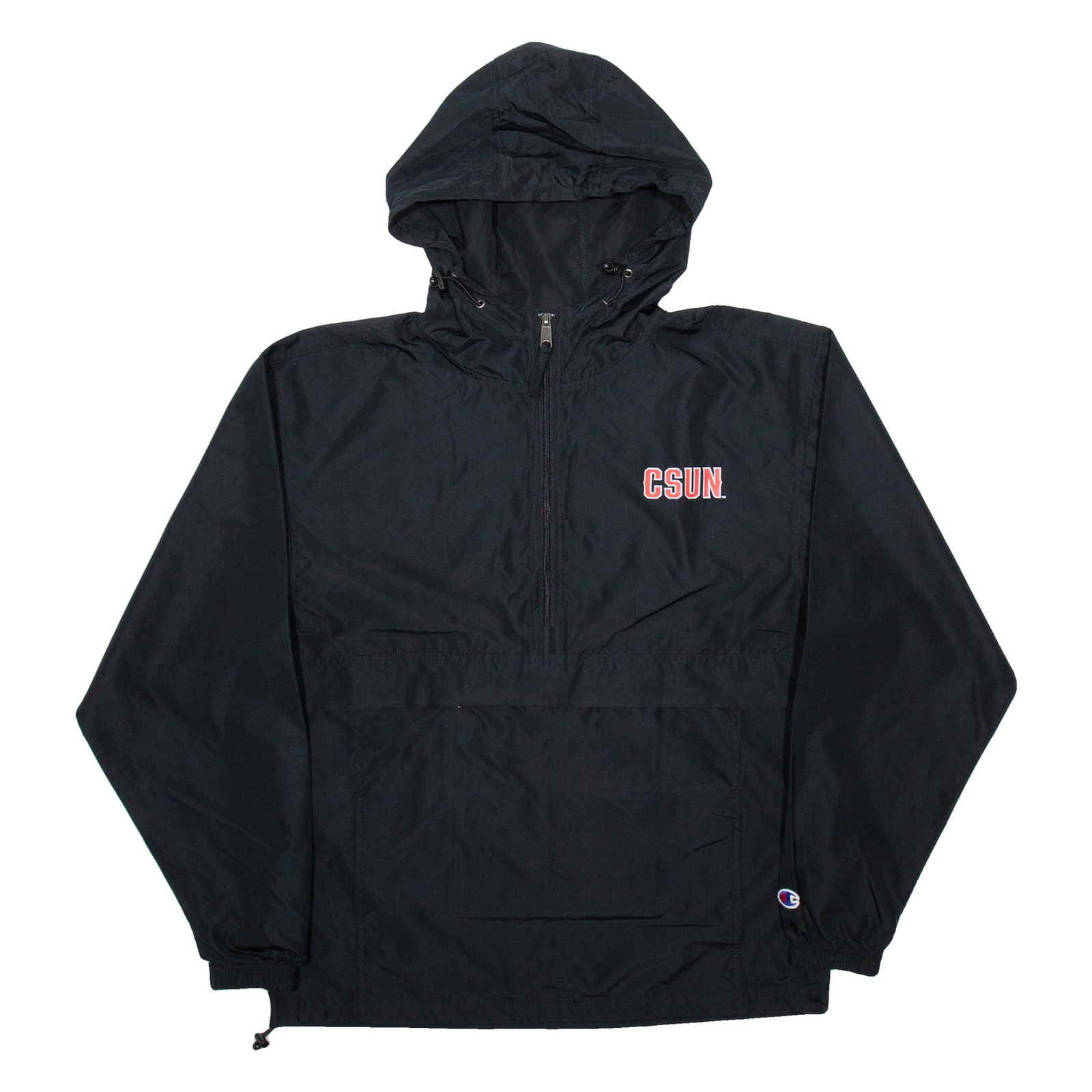 CHAMPION California State University Northridge Mens Anorak Jacket Black USA S Refurbished - N/A refurbished available on Cerqular