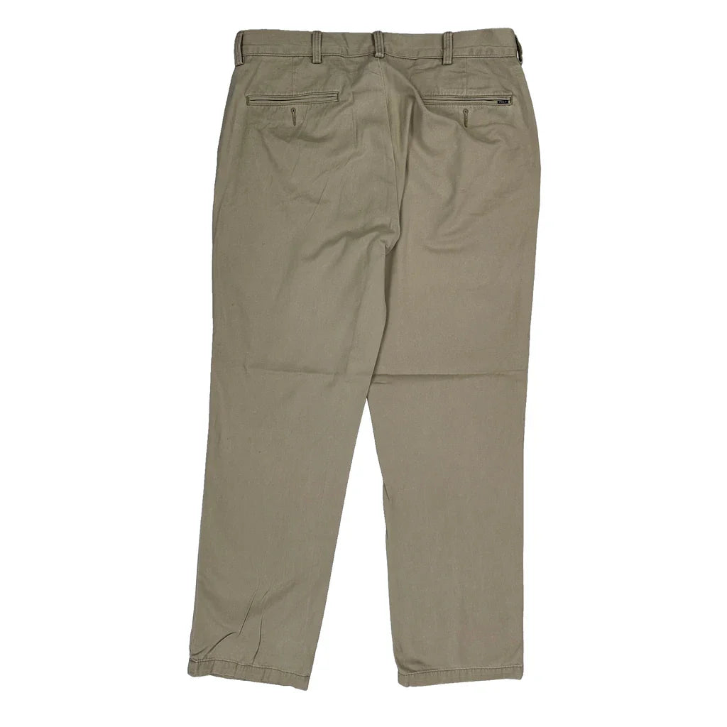 Polo By Ralph Lauren Chinos - 34W 31L Beige Cotton Refurbished - Thrifted (note: this is a term often used to describe second- refurbished available on Cerqular